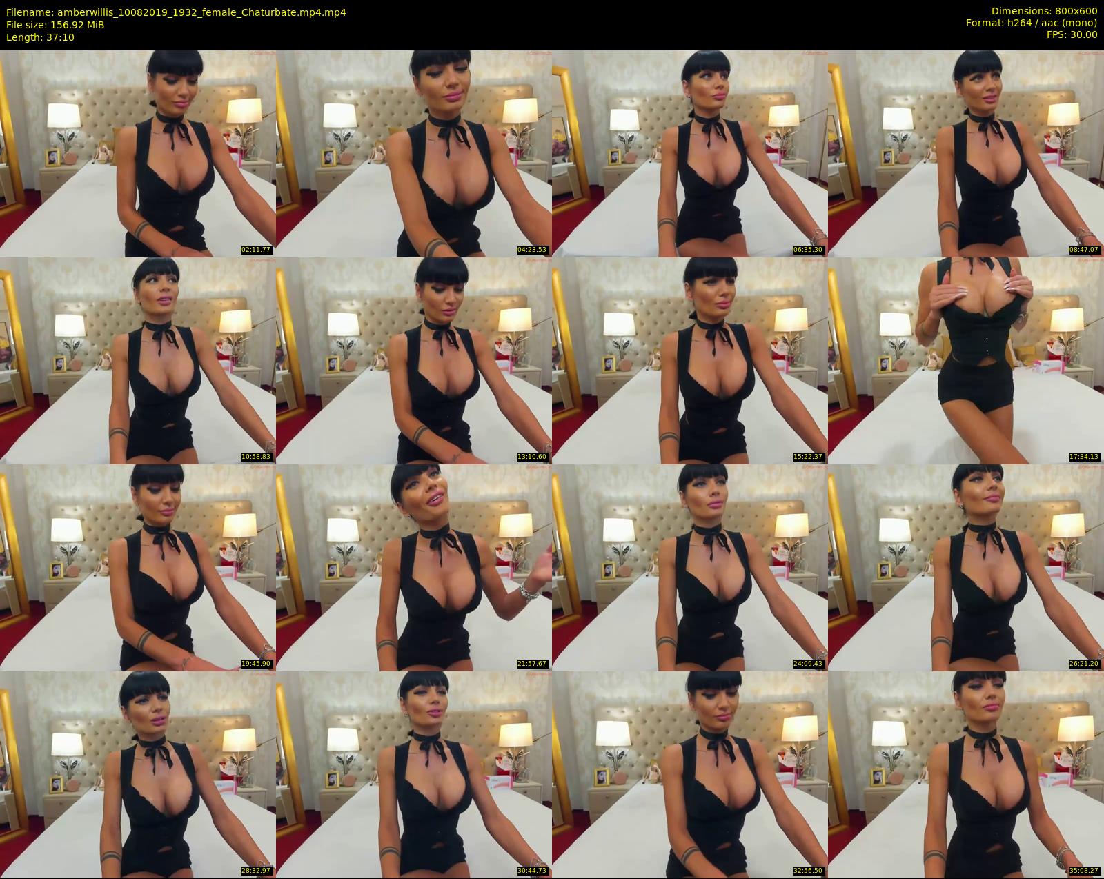 amberwillis — 38 minute Chaturbate female cam show recording, 480p, Aug 10, 2019