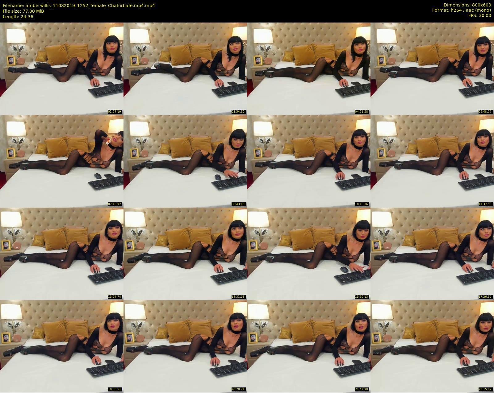 amberwillis — 25 minute Chaturbate female cam show recording, 480p, Aug 11, 2019