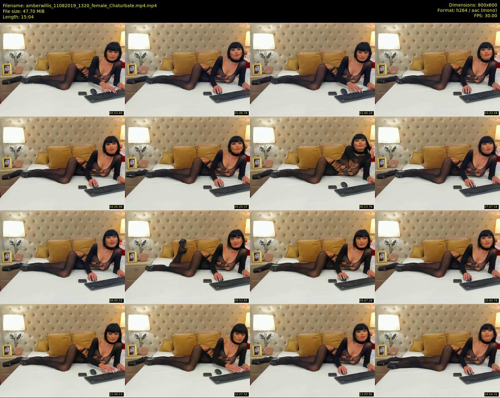 amberwillis — 16 minute Chaturbate female cam show recording, 480p, Aug 11, 2019