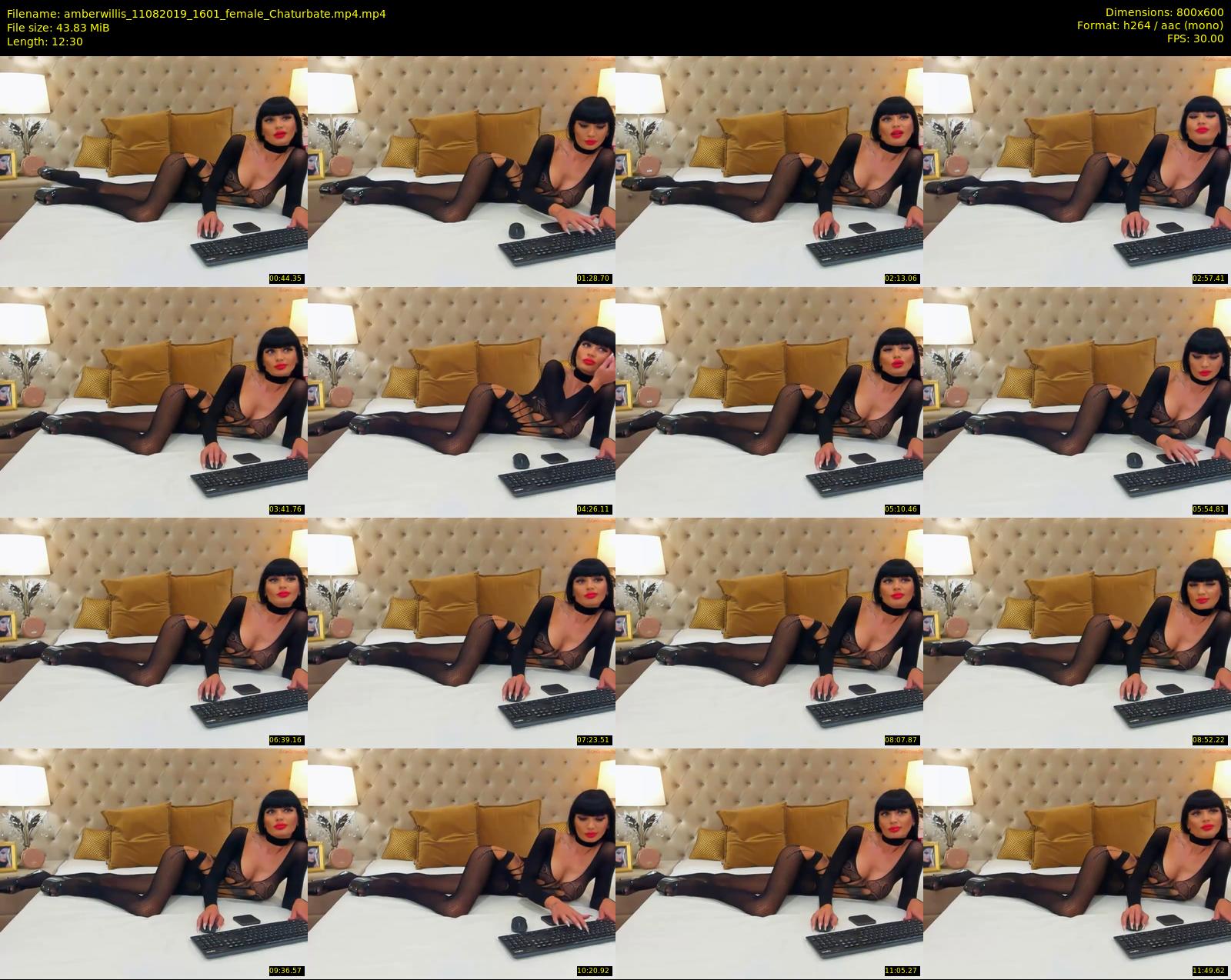 amberwillis — 13 minute Chaturbate female cam show recording, 480p, Aug 11, 2019