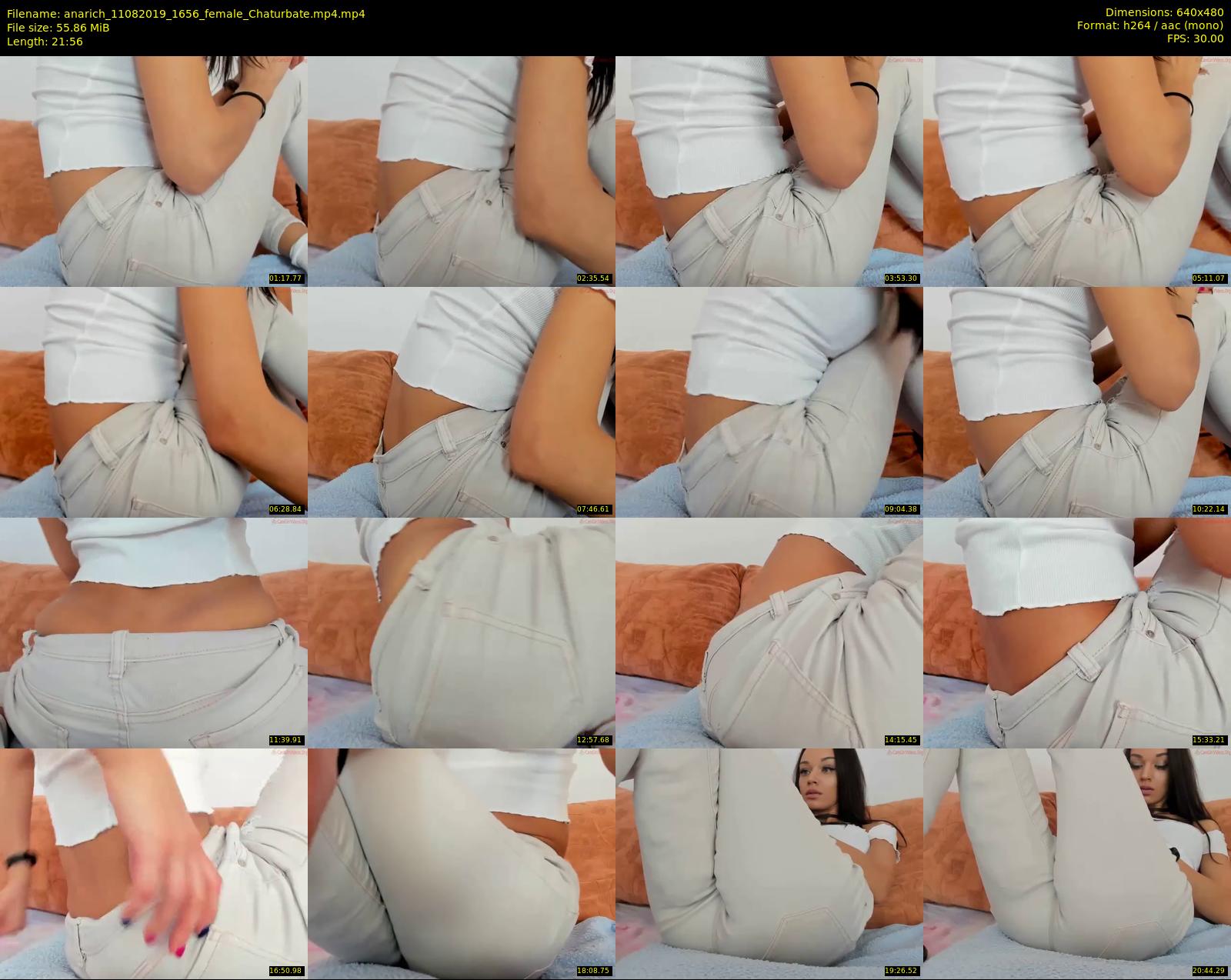 anarich — 22 minute Chaturbate female cam show recording, 480p, Aug 11, 2019