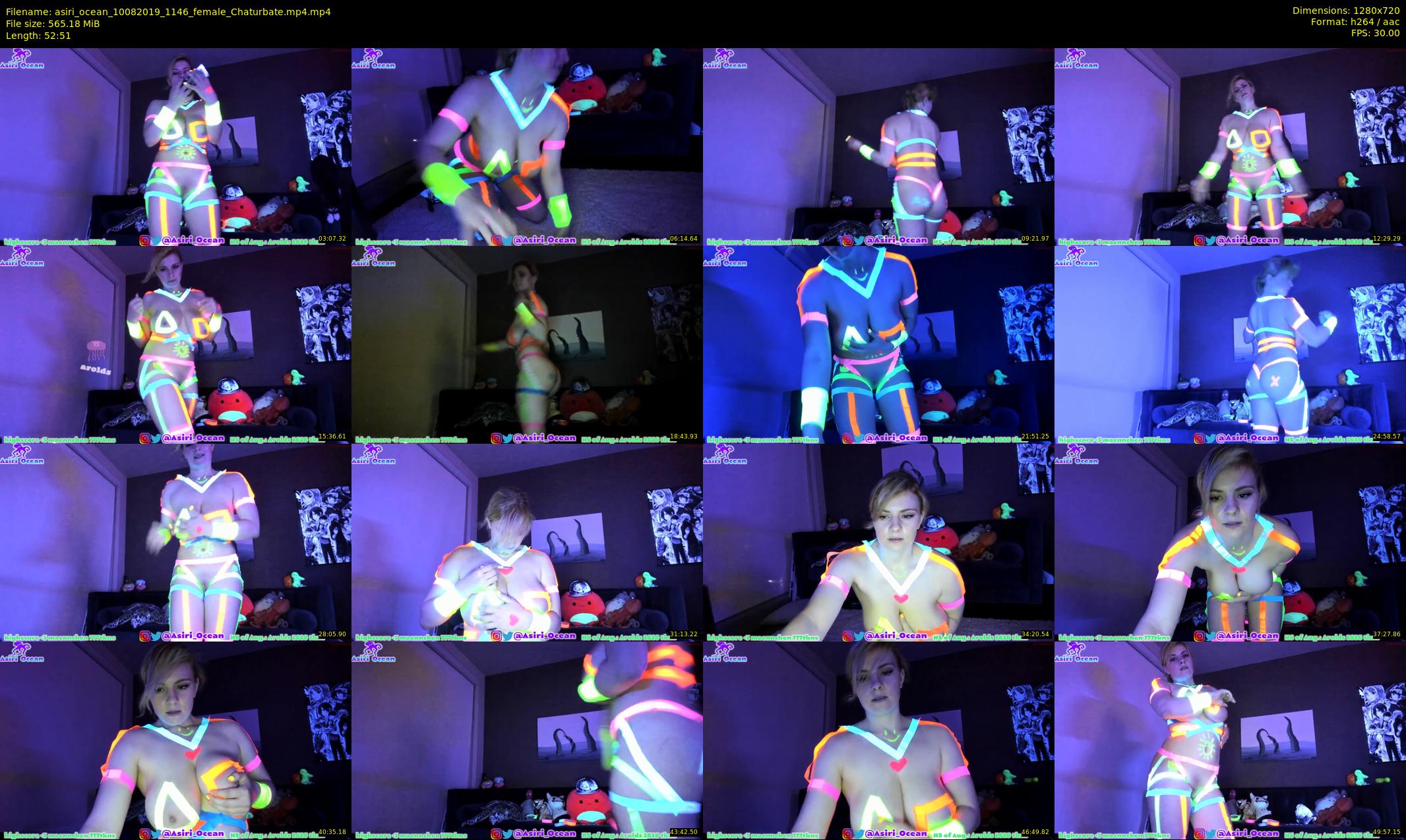asiri_ocean — 53 minute Chaturbate female cam show recording, 720p, Aug 10, 2019
