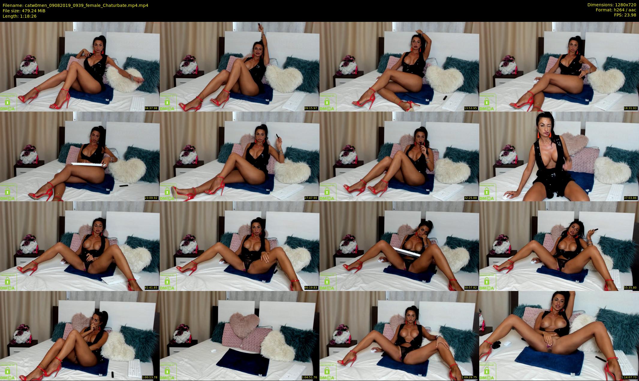 catw0men — 79 minute Chaturbate female cam show recording, 720p, Aug 9, 2019