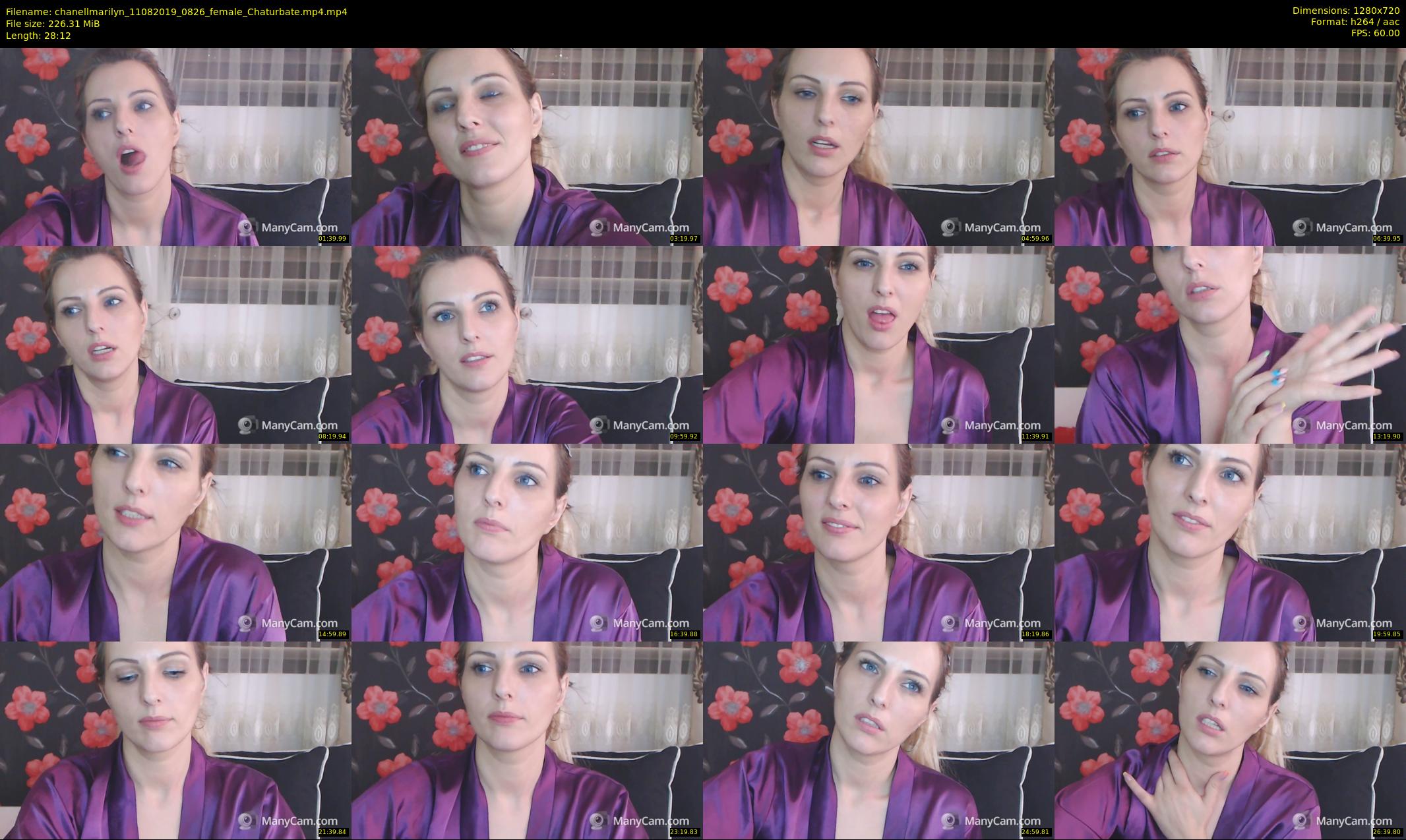 chanellmarilyn — 29 minute Chaturbate female cam show recording, 720p, Aug 11, 2019