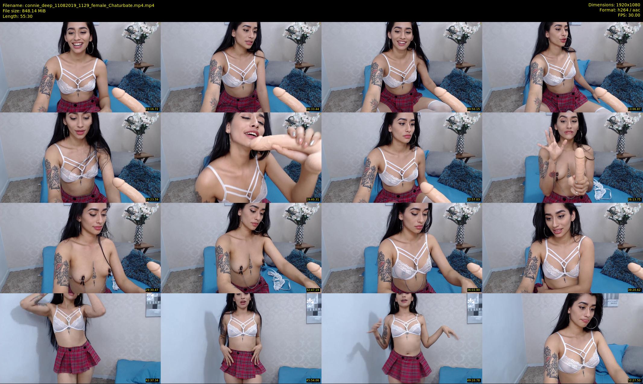 connie_deep — 56 minute Chaturbate female cam show recording, 1080p, Aug 11, 2019