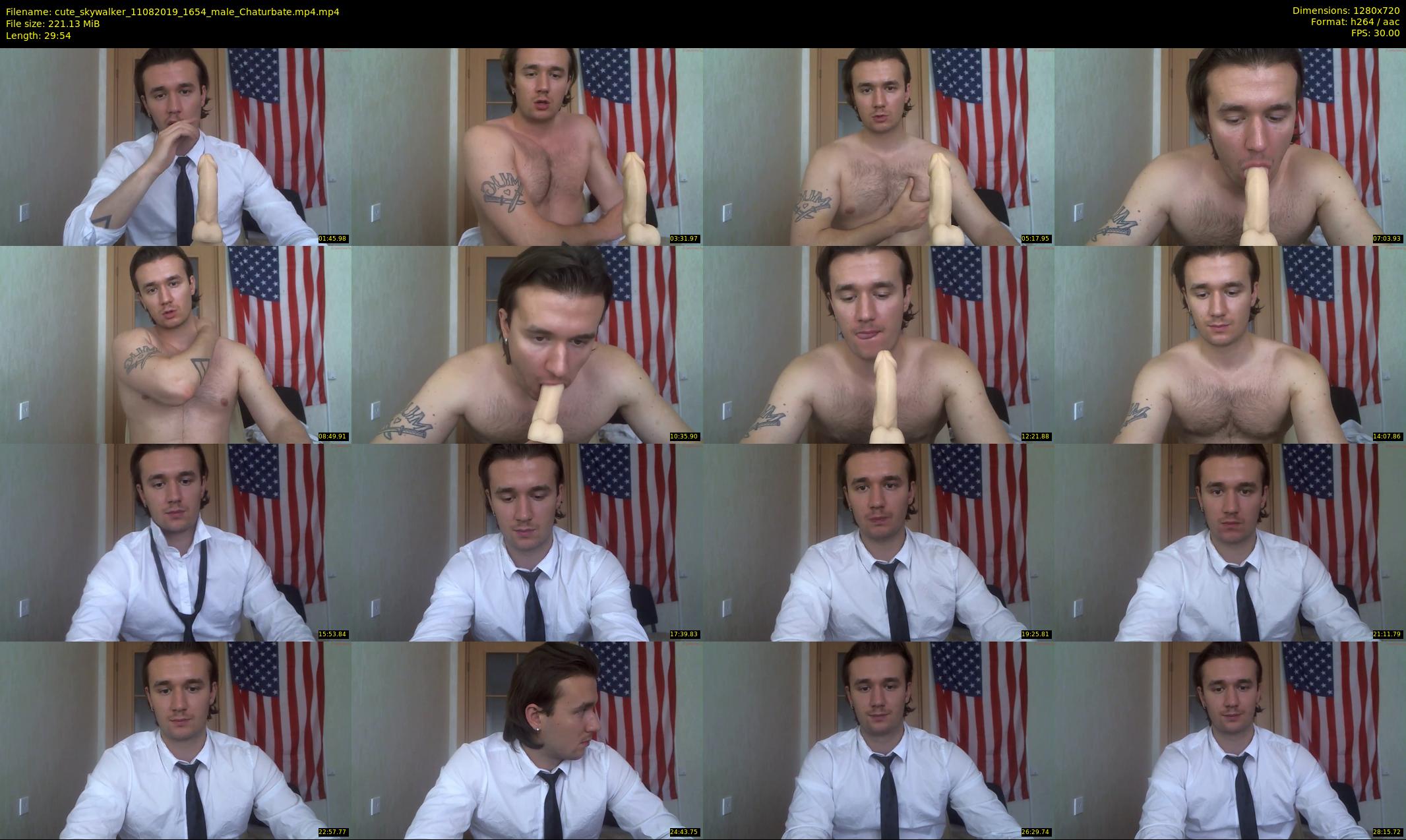 cute_skywalker — 30 minute Chaturbate male cam show recording, 720p, Aug 11, 2019