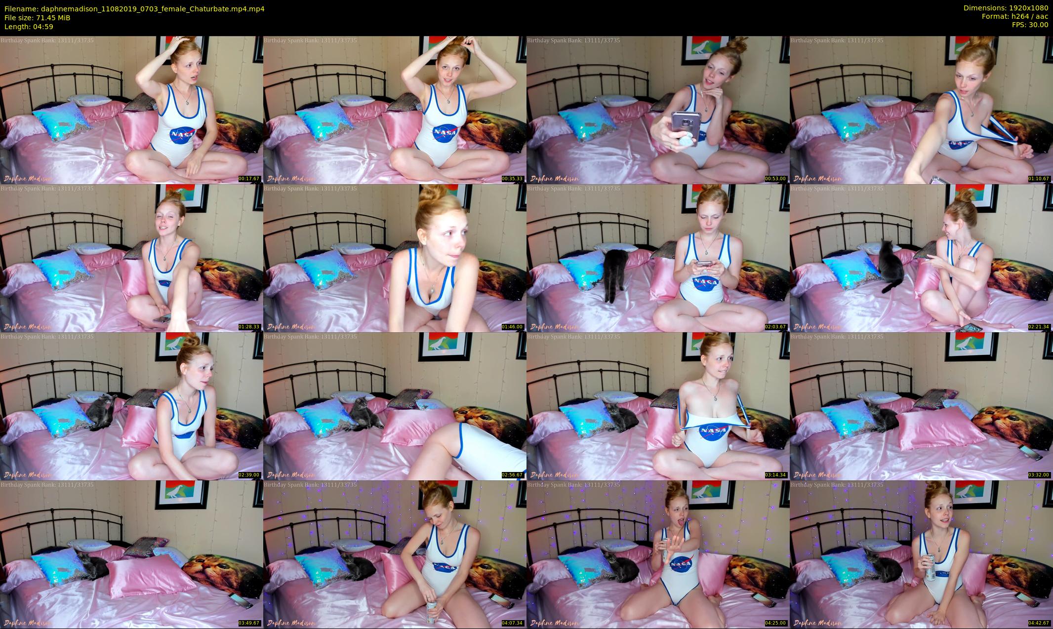 daphnemadison — 5 minute Chaturbate couple cam show recording, 1080p, Aug 11, 2019