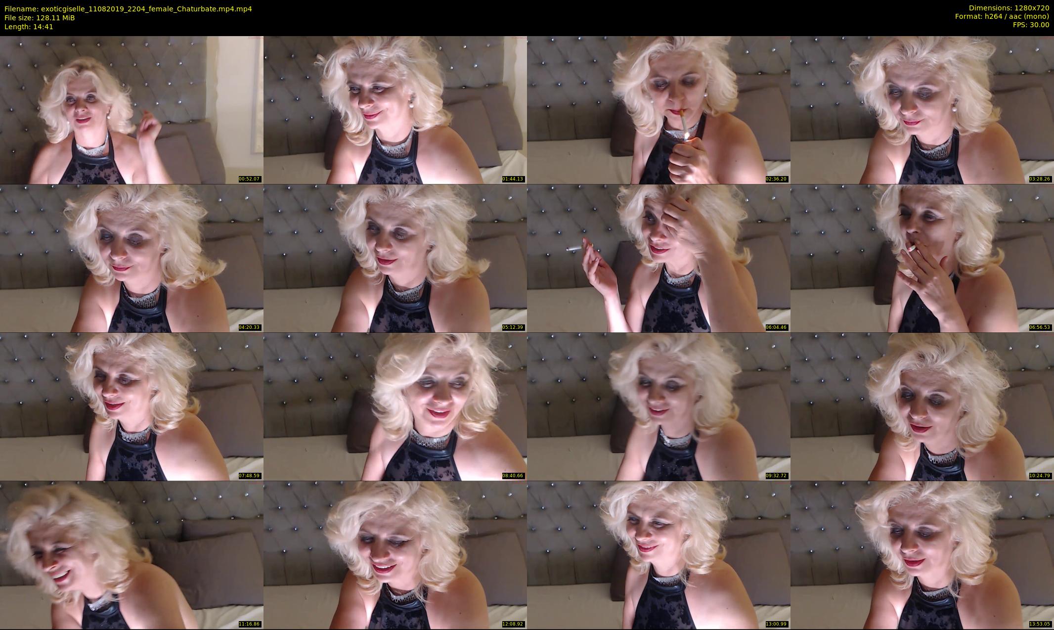 exoticgiselle — 15 minute Chaturbate female cam show recording, 720p, Aug 11, 2019