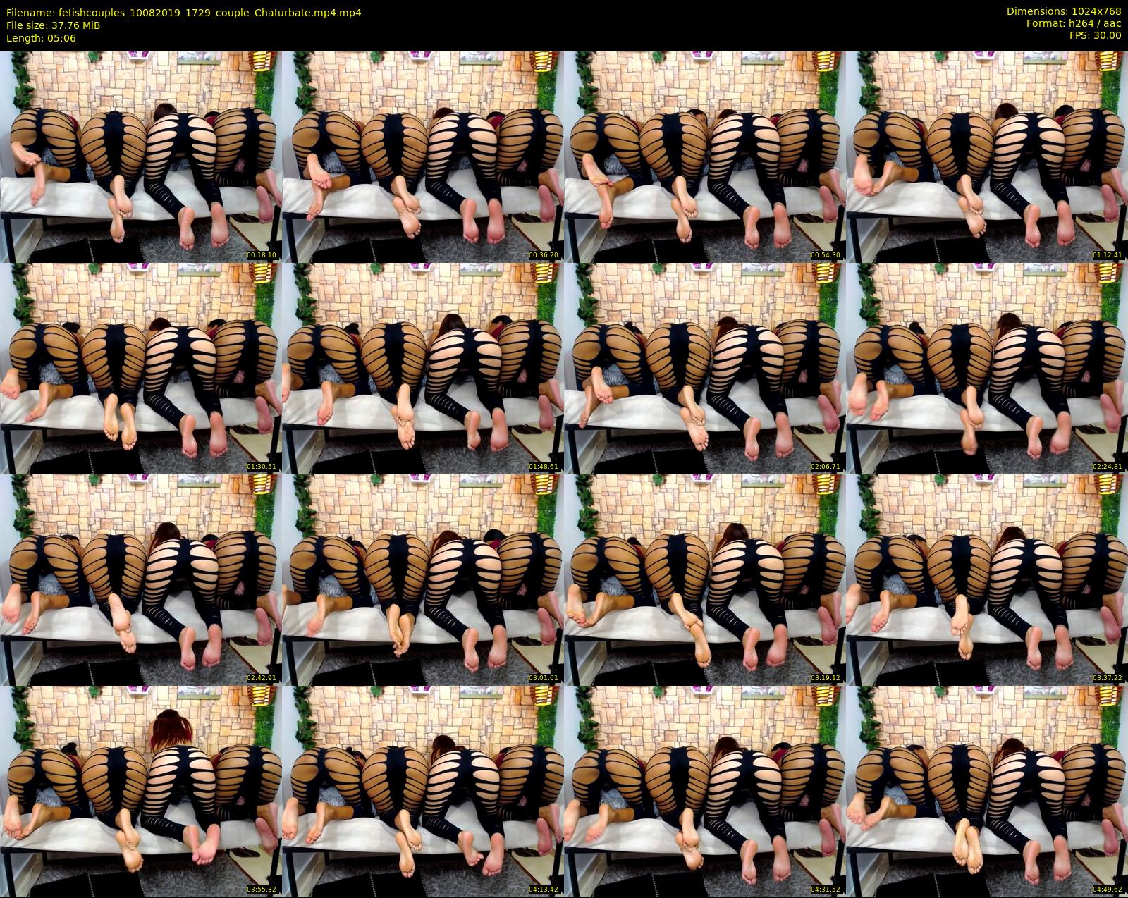 fetishcouples — 6 minute Chaturbate couple cam show recording, 720p, Aug 10, 2019