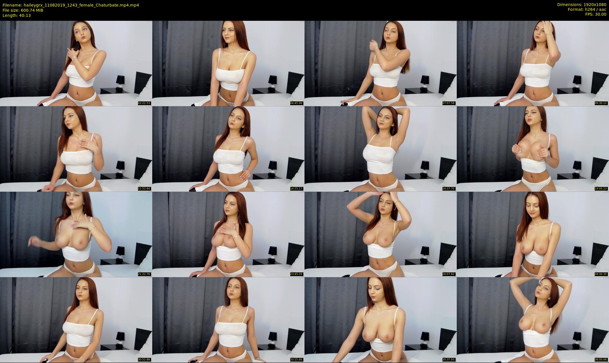 haileygrx — 41 minute Chaturbate female cam show recording, 1080p, Aug 11, 2019