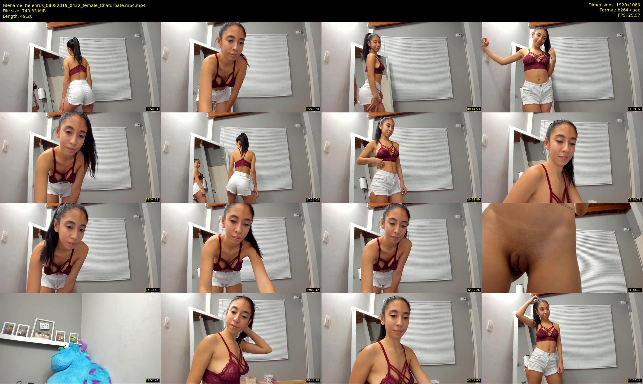 helenrus — 50 minute Chaturbate female cam show recording, 1080p, Aug 8, 2019