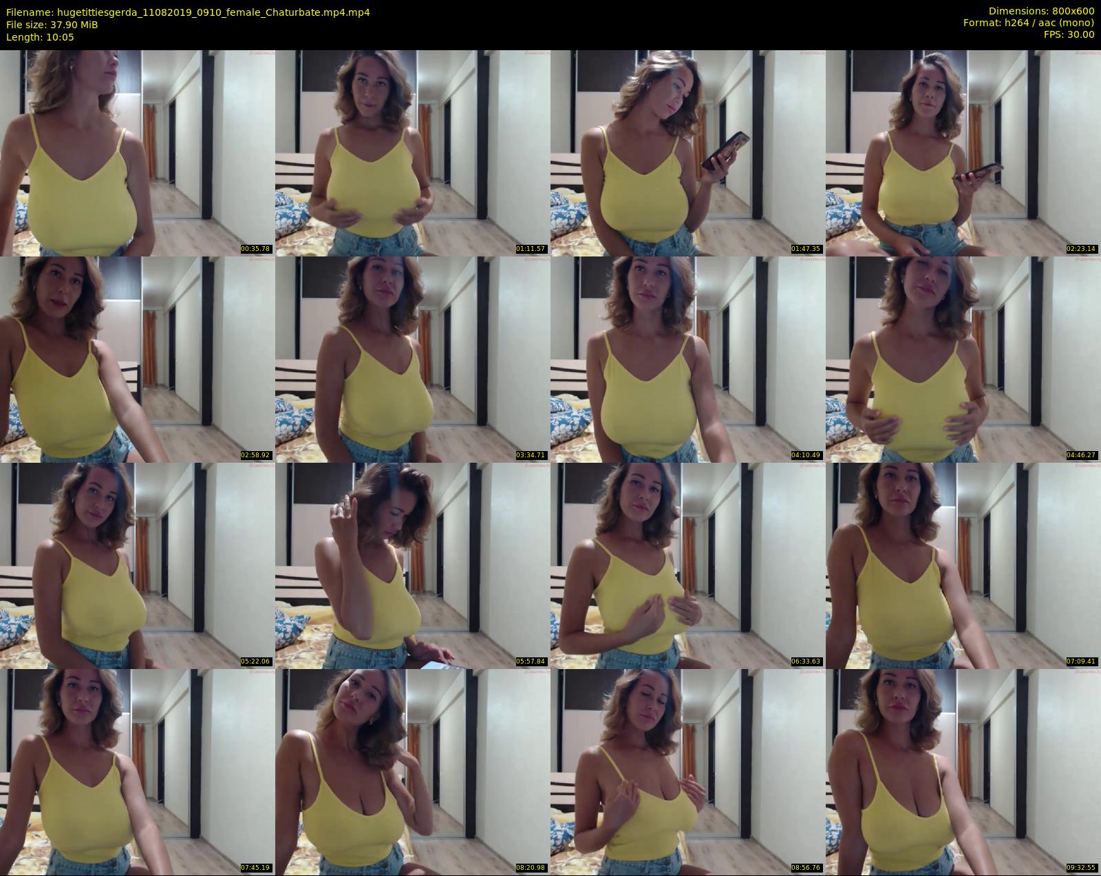 hugetittiesgerda — 11 minute Chaturbate female cam show recording, 480p, Aug 11, 2019