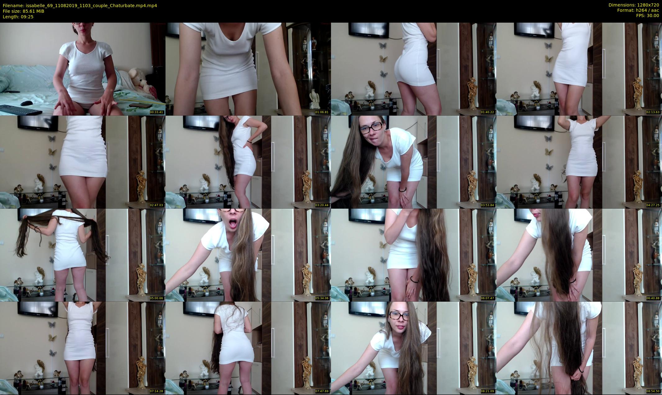 issabelle_69 — 10 minute Chaturbate couple cam show recording, 720p, Aug 11, 2019