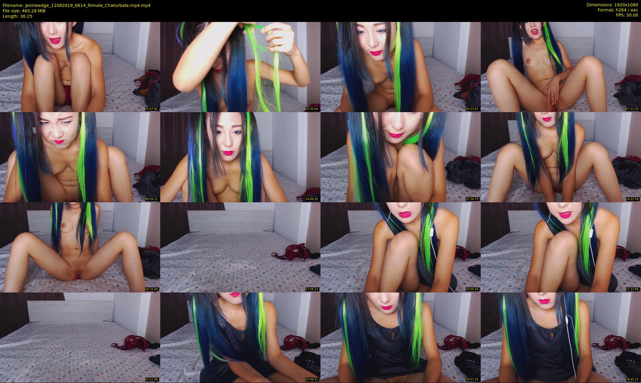 jennieedge — 31 minute Chaturbate female cam show recording, 1080p, Aug 11, 2019