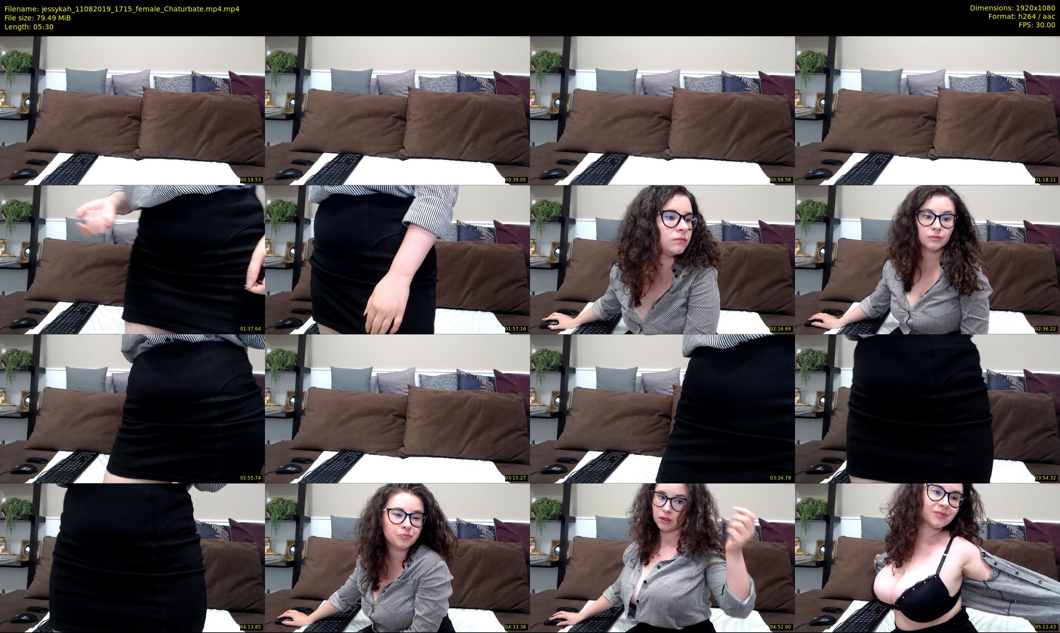 jessykah — 6 minute Chaturbate female cam show recording, 1080p, Aug 11, 2019