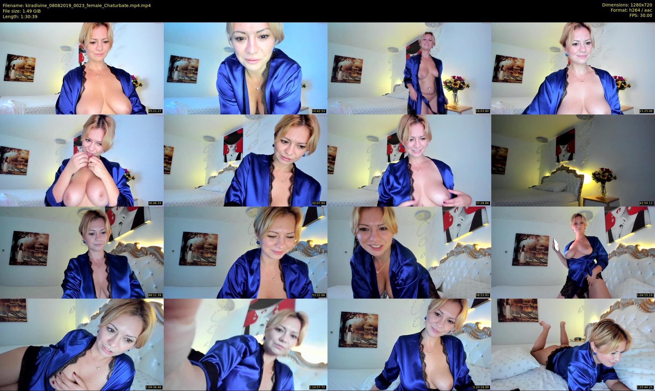 kiradivine — 91 minute Chaturbate female cam show recording, 720p, Aug 8, 2019