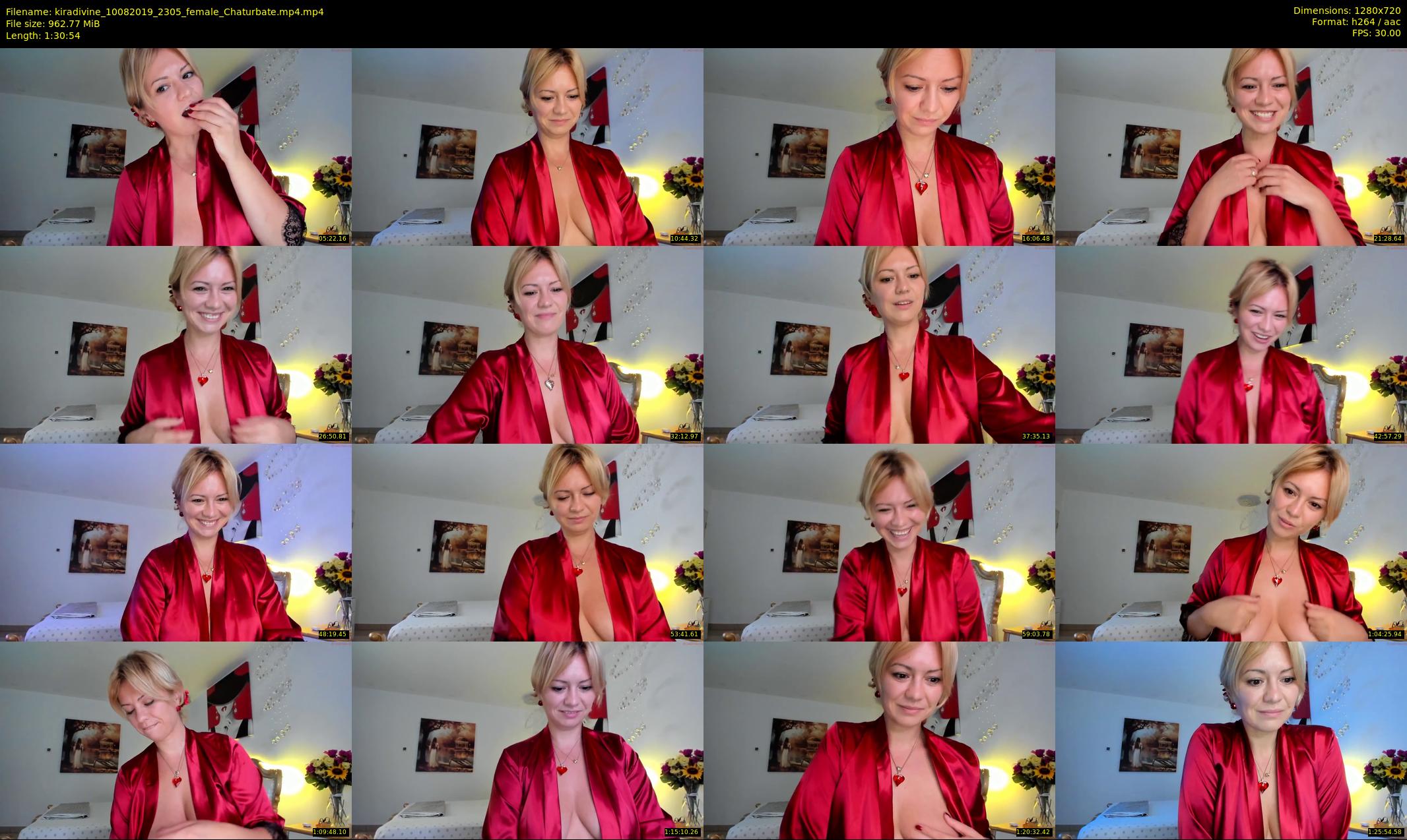 kiradivine — 91 minute Chaturbate female cam show recording, 720p, Aug 10, 2019