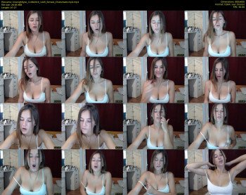 kiranightlyxo — 8 minute Chaturbate female cam show recording, 480p, Aug 11, 2019