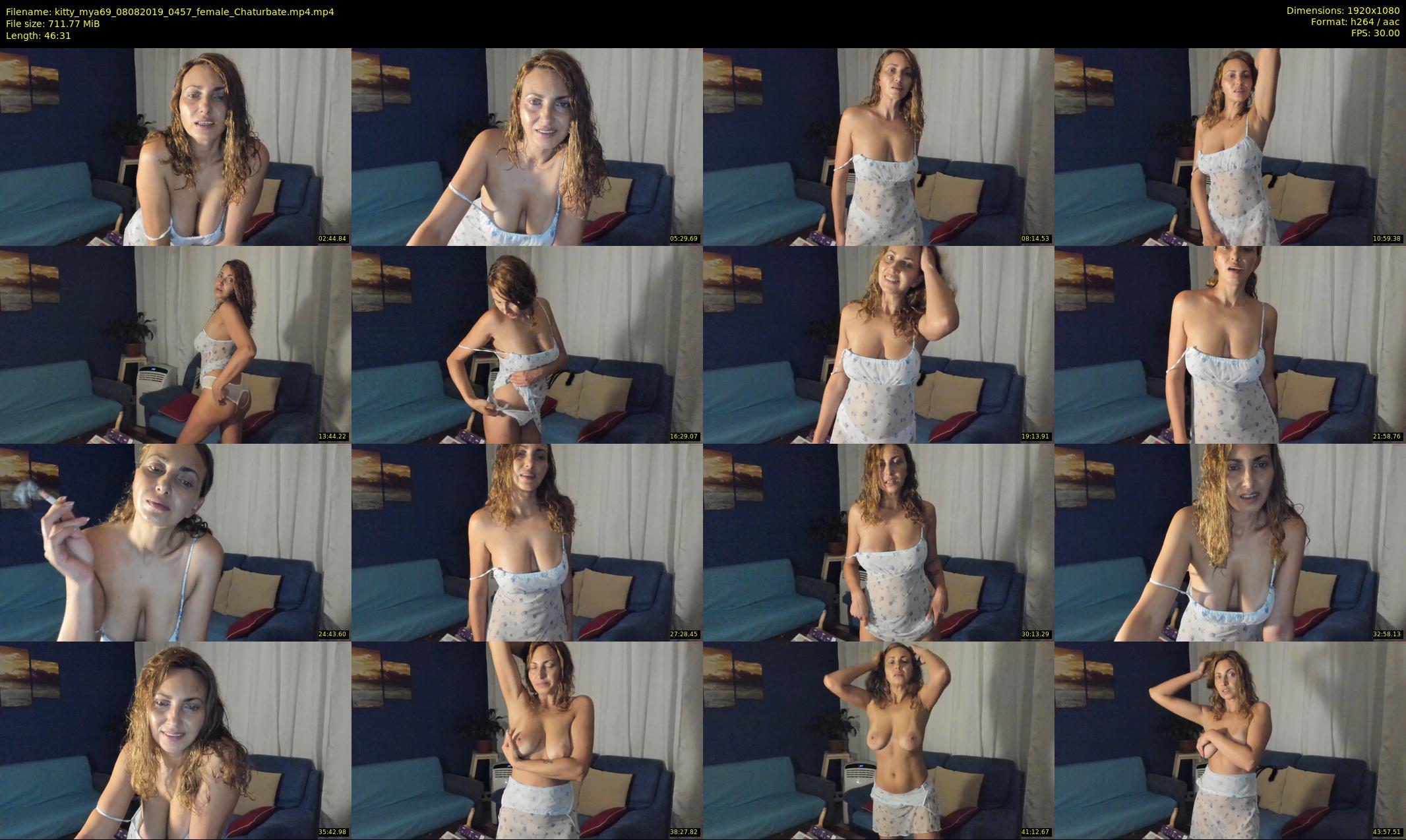 kitty_mya69 — 47 minute Chaturbate female cam show recording, 1080p, Aug 8, 2019