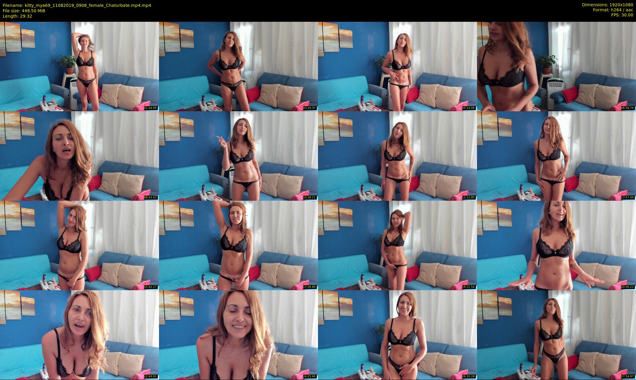 kitty_mya69 — 30 minute Chaturbate female cam show recording, 1080p, Aug 11, 2019