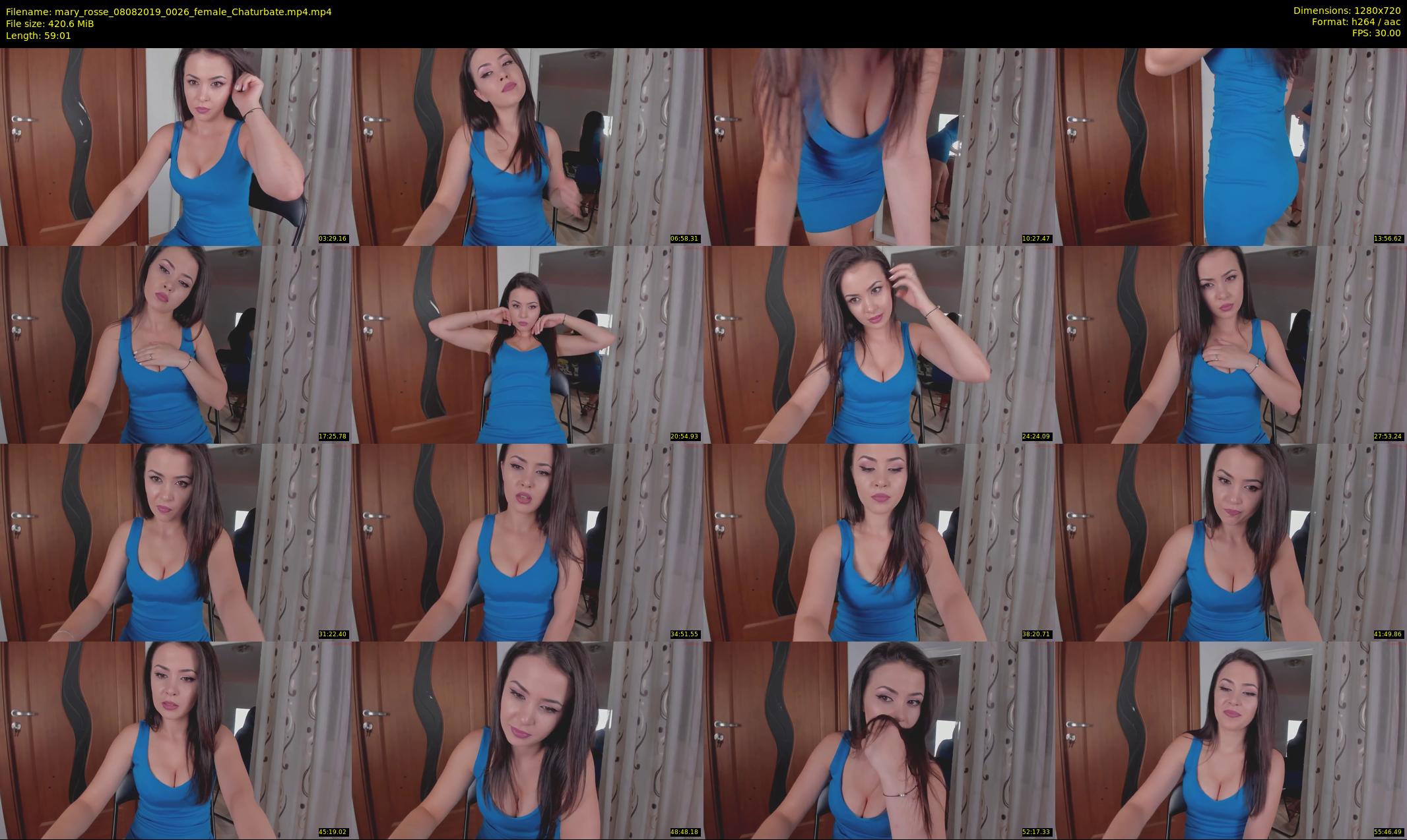mary_rosse — 60 minute Chaturbate couple cam show recording, 720p, Aug 8, 2019