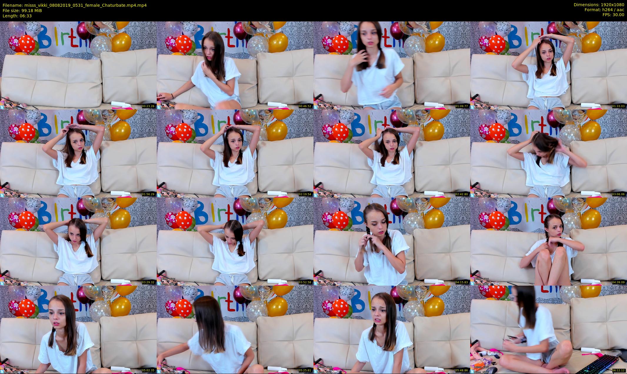 misss_vikki — 7 minute Chaturbate female cam show recording, 1080p, Aug 8, 2019