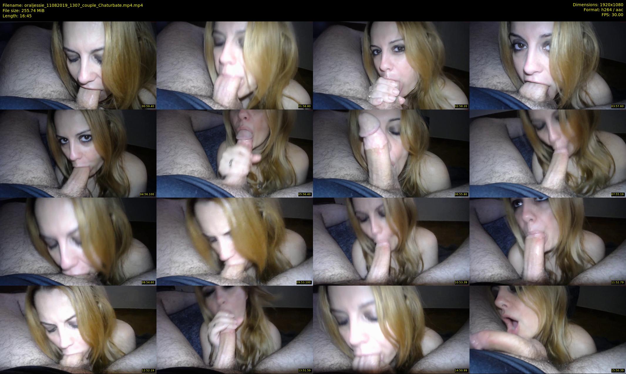 oraljessie — 17 minute Chaturbate couple cam show recording, 1080p, Aug 11, 2019