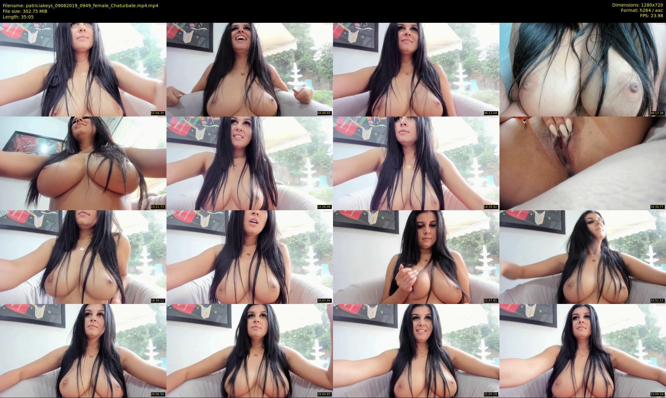 patriciakeys — 36 minute Chaturbate female cam show recording, 720p, Aug 9, 2019
