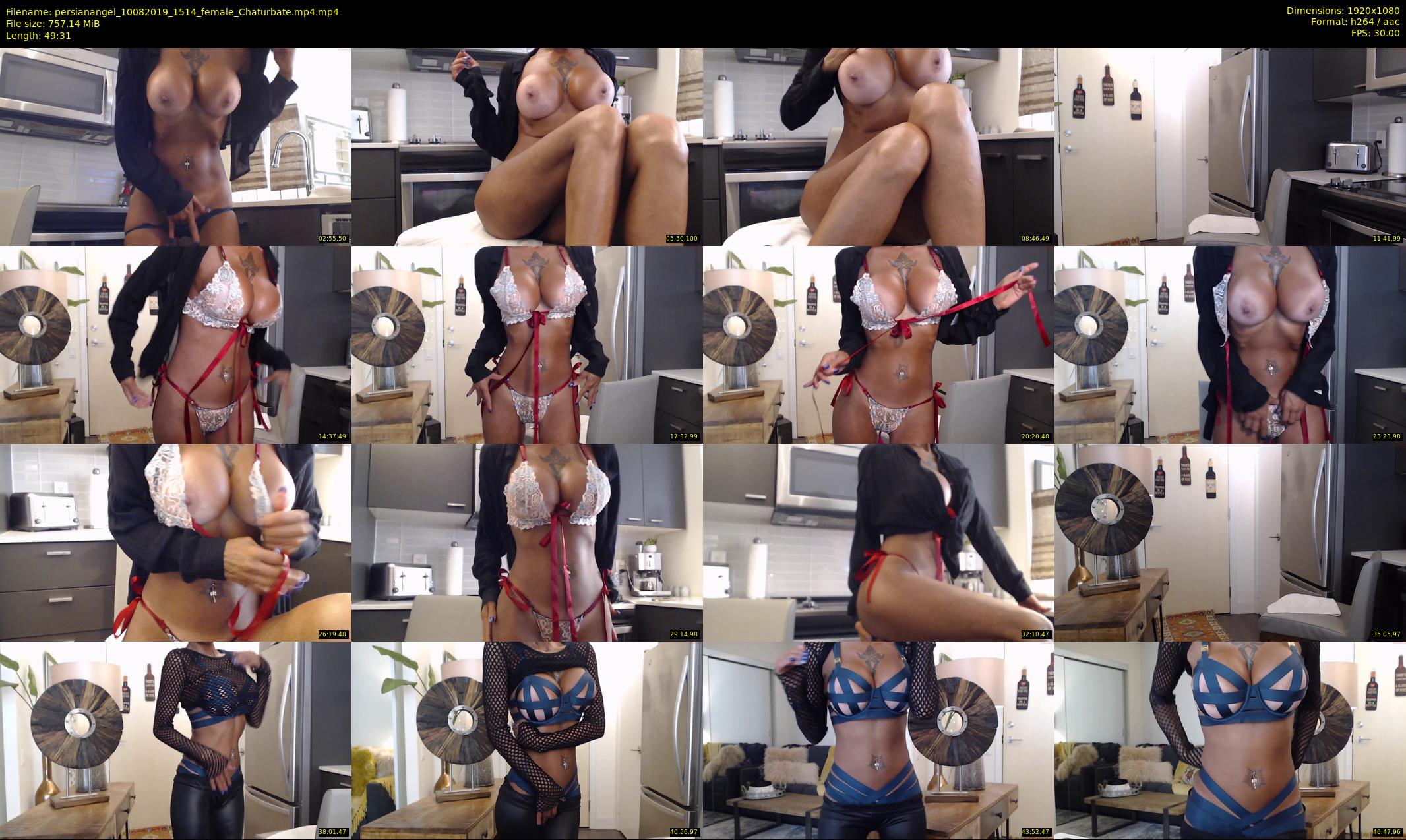 persianangel — 50 minute Chaturbate female cam show recording, 1080p, Aug 10, 2019