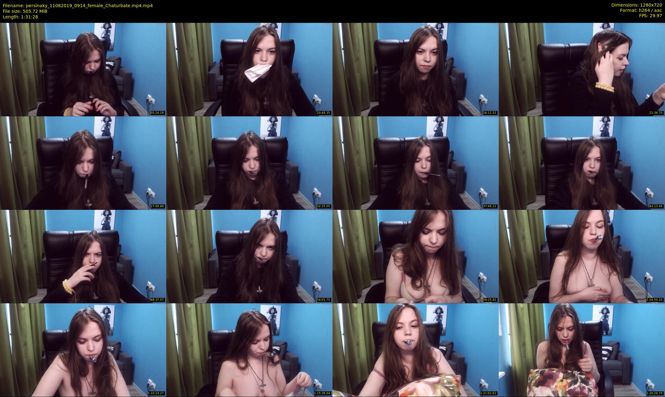 persinaky — 92 minute Chaturbate female cam show recording, 720p, Aug 11, 2019
