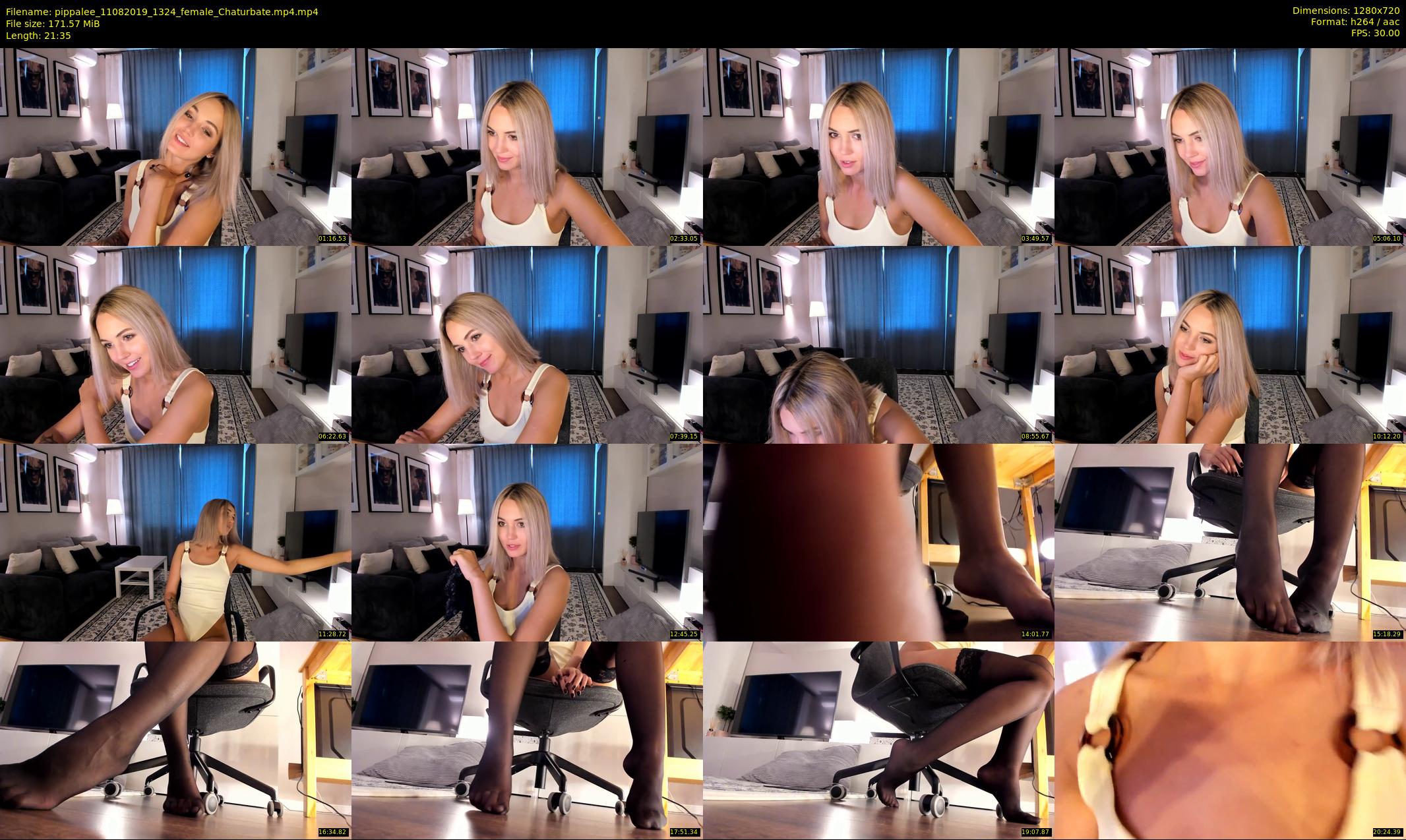 pippalee — 22 minute Chaturbate female cam show recording, 720p, Aug 11, 2019
