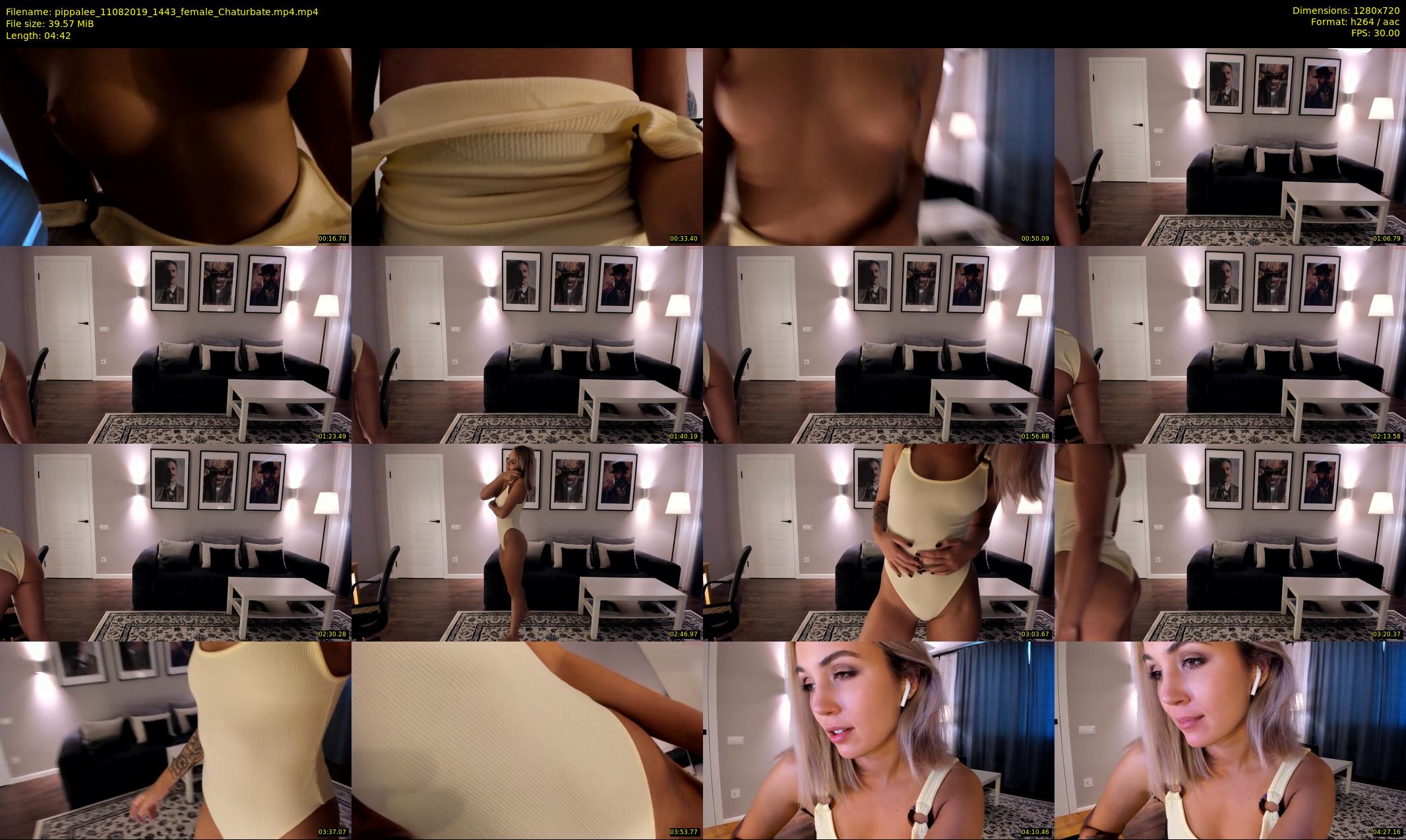 pippalee — 5 minute Chaturbate female cam show recording, 720p, Aug 11, 2019