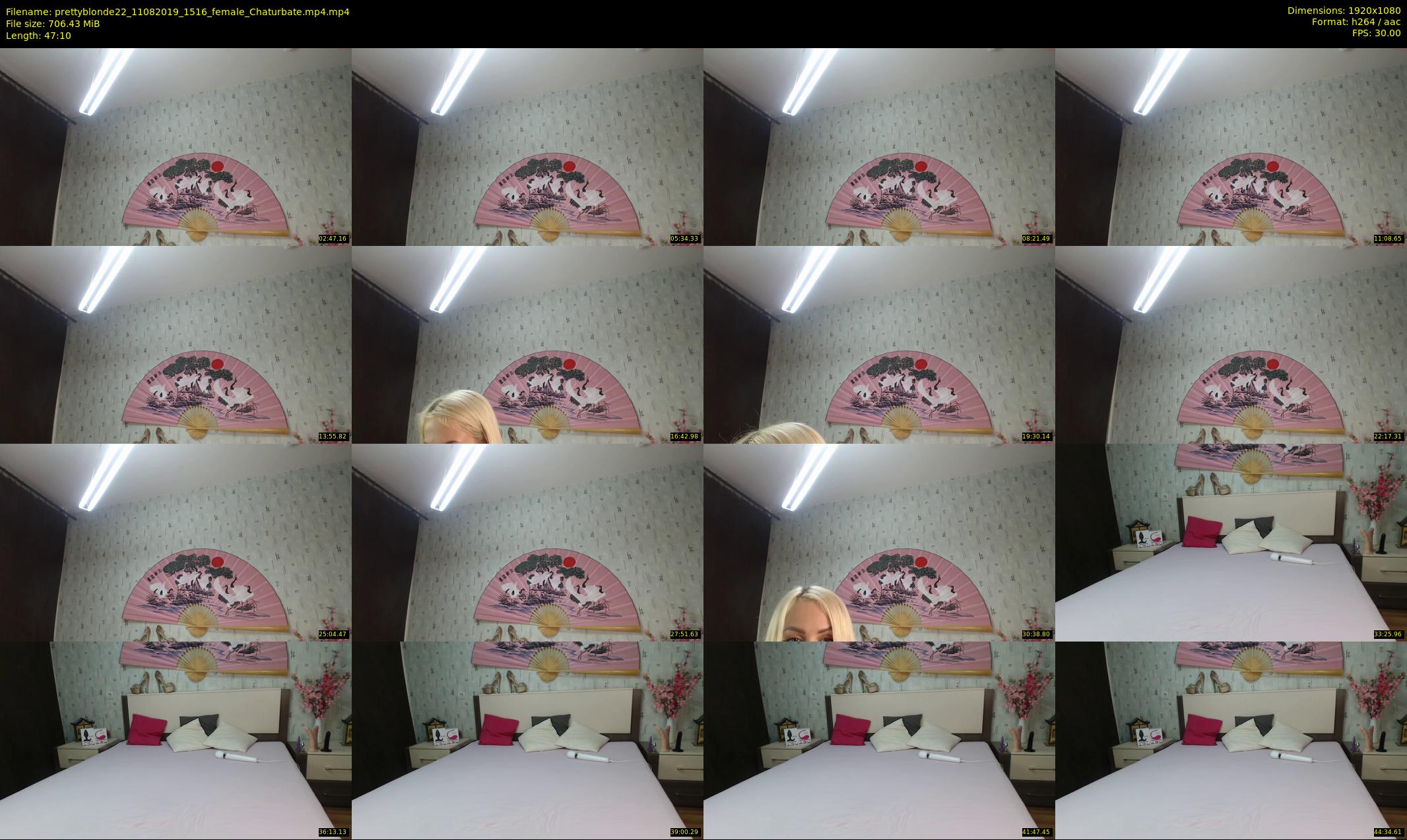 prettyblonde22 — 48 minute Chaturbate female cam show recording, 1080p, Aug 11, 2019