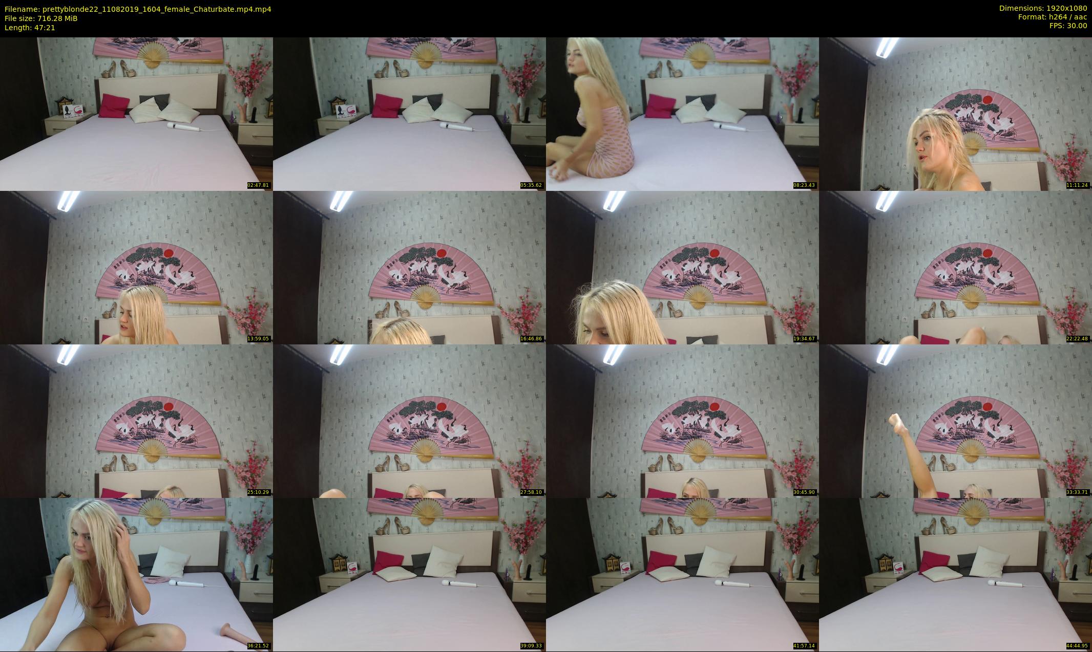 prettyblonde22 — 48 minute Chaturbate female cam show recording, 1080p, Aug 11, 2019