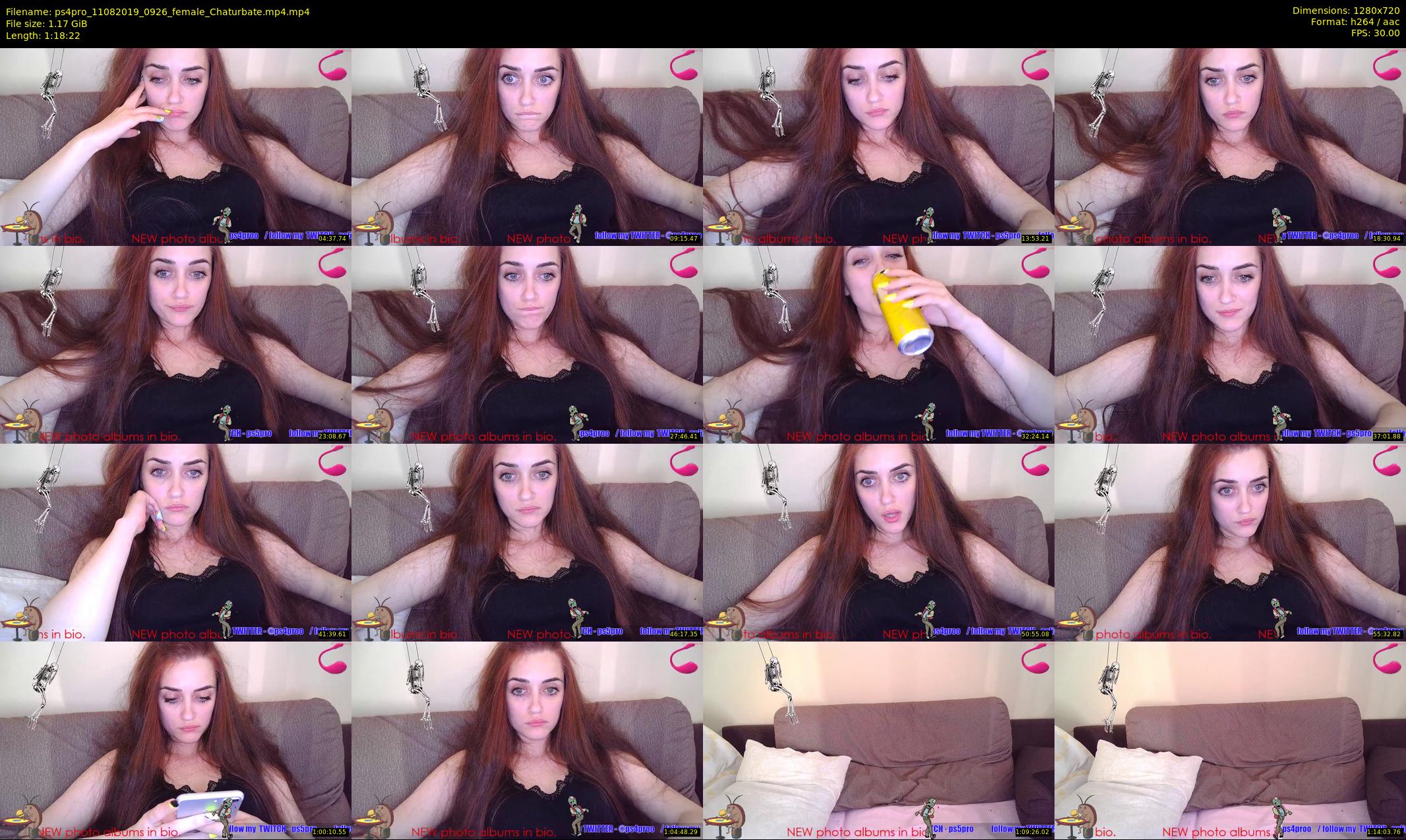 ps4pro — 79 minute Chaturbate female cam show recording, 720p, Aug 11, 2019