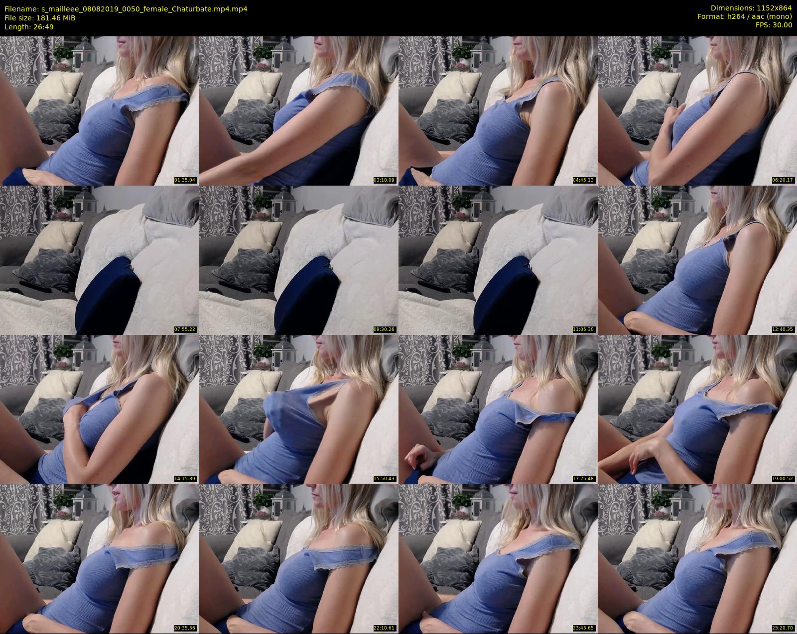 s_mailleee — 27 minute Chaturbate female cam show recording, 720p, Aug 8, 2019