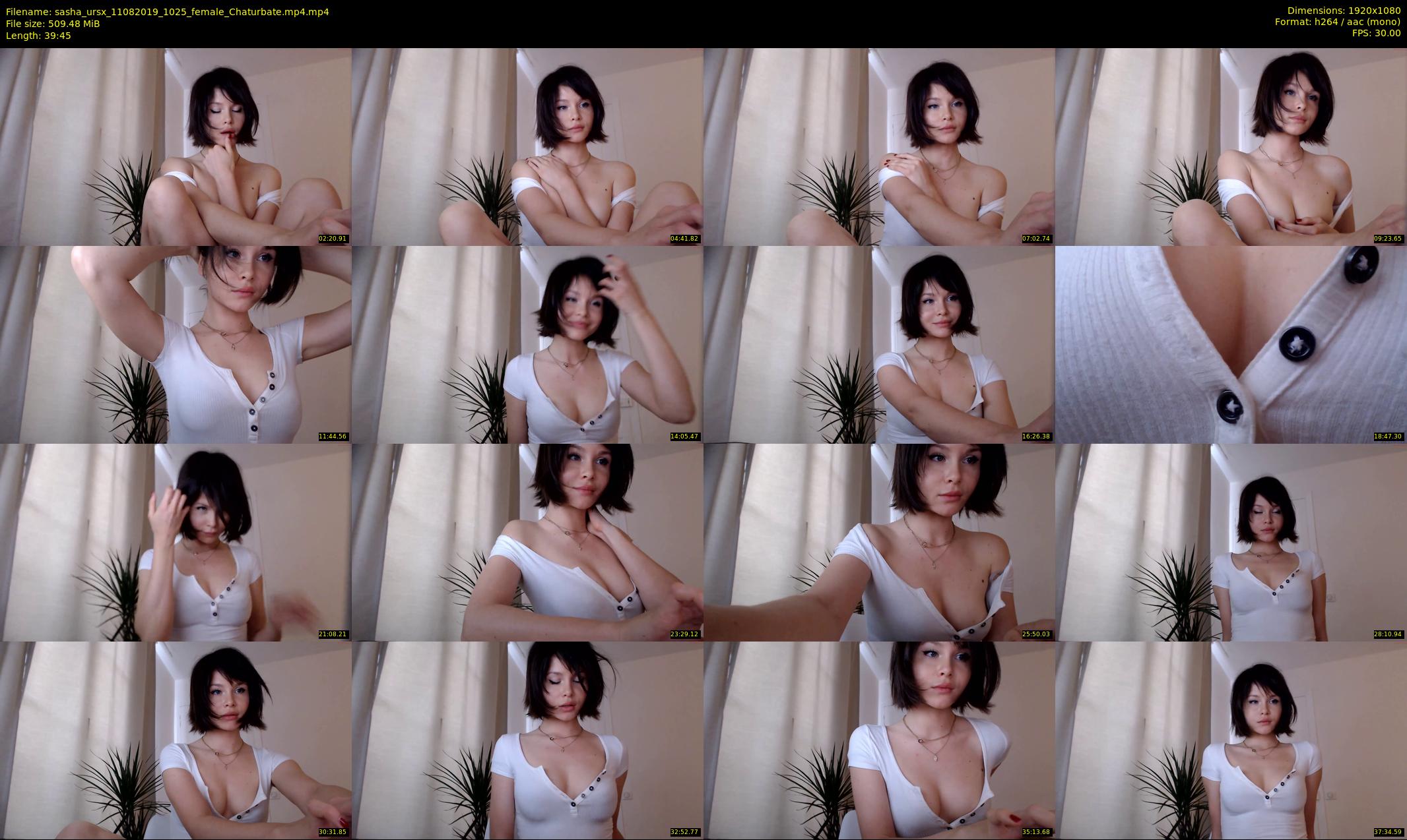 sasha_ursx — 40 minute Chaturbate female cam show recording, 1080p, Aug 11, 2019