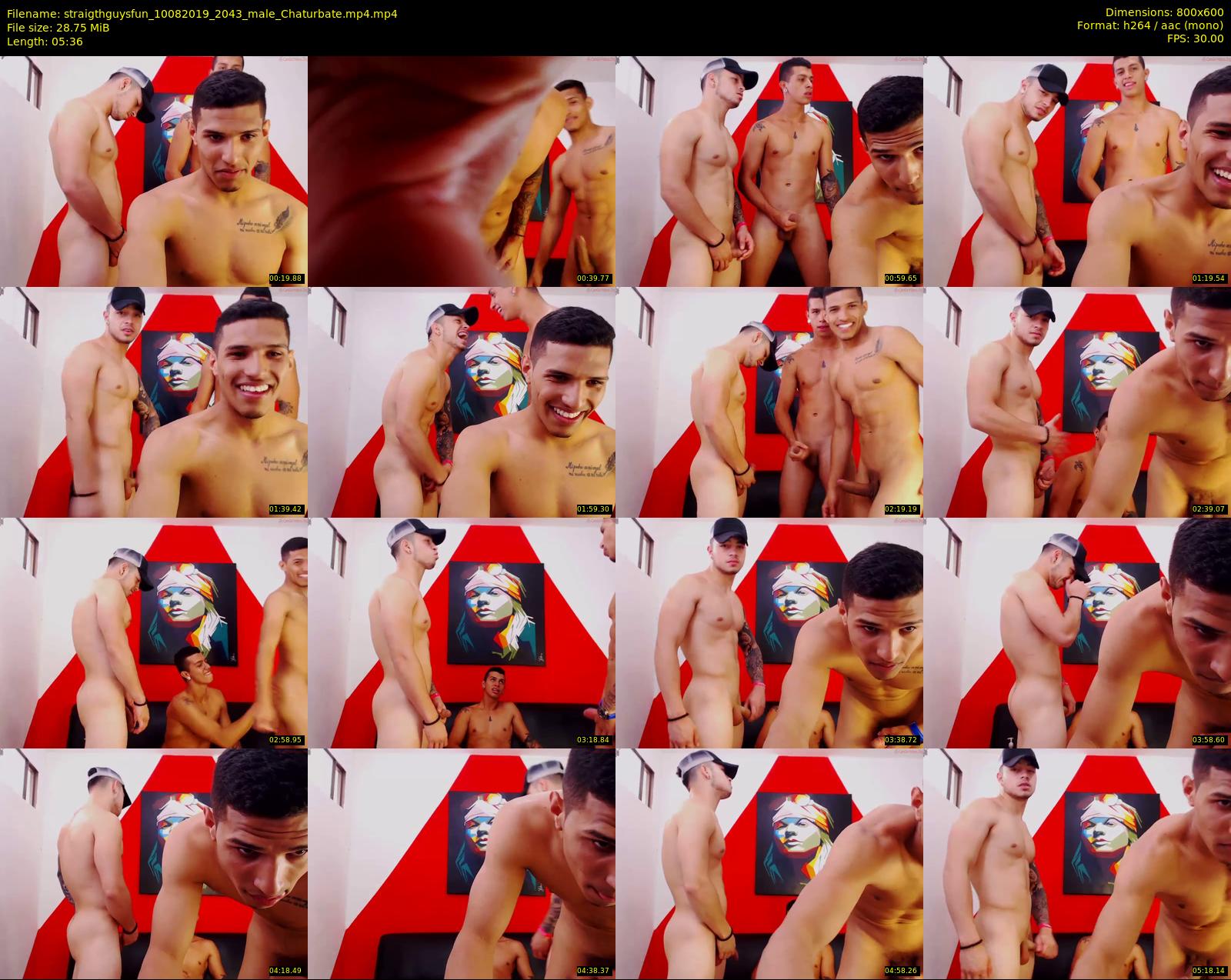straigthguysfun — 6 minute Chaturbate male cam show recording, 480p, Aug 10, 2019
