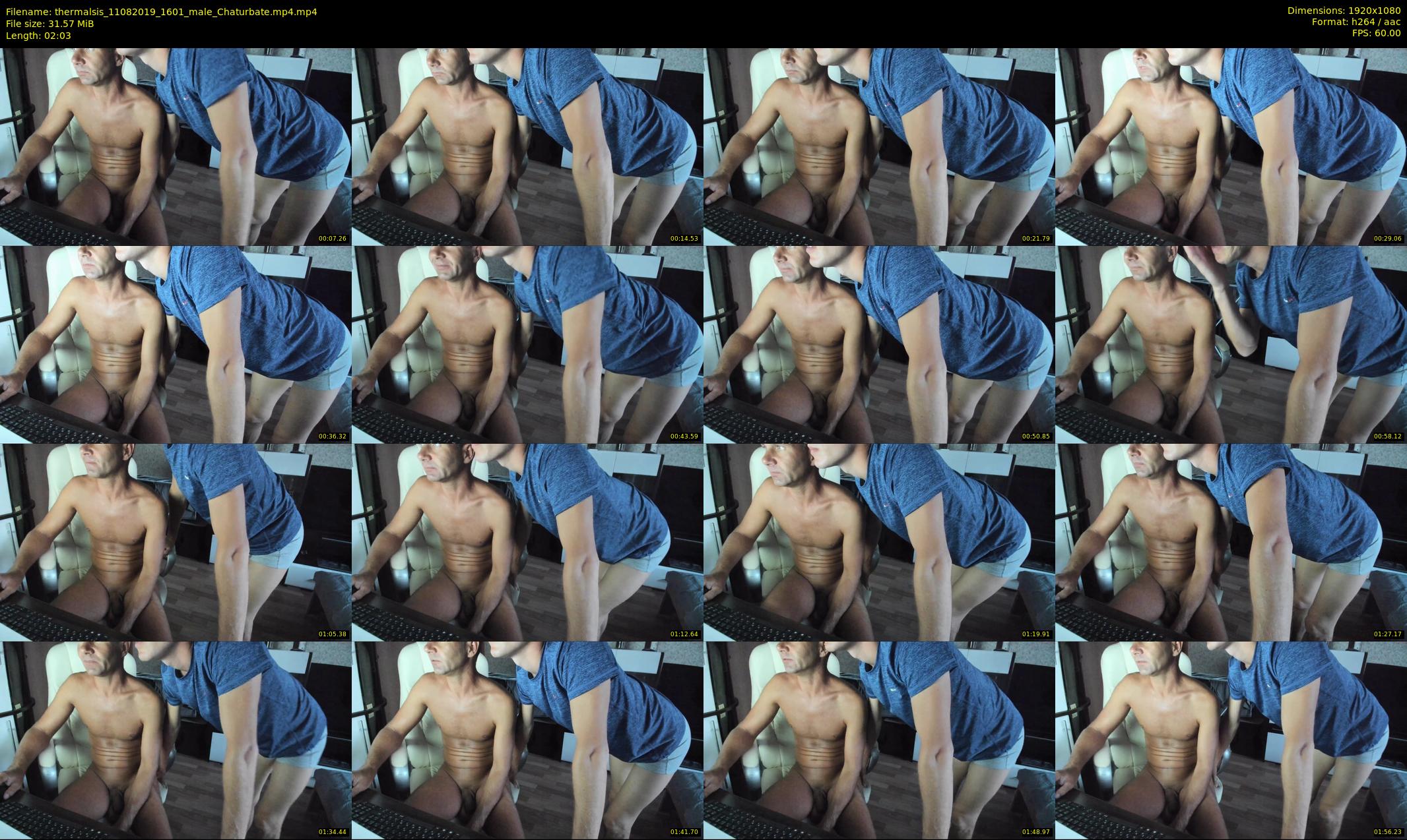 thermalsis — 3 minute Chaturbate male cam show recording, 1080p, Aug 11, 2019