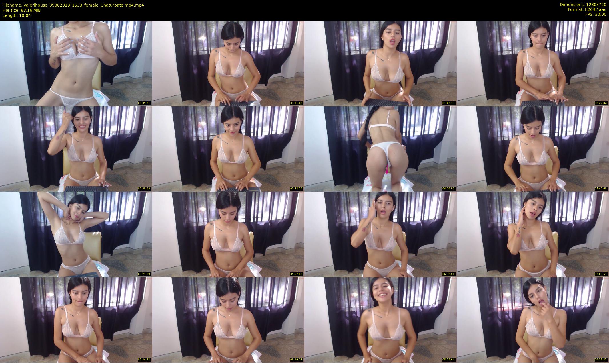 valerihouse — 11 minute Chaturbate female cam show recording, 720p, Aug 9, 2019