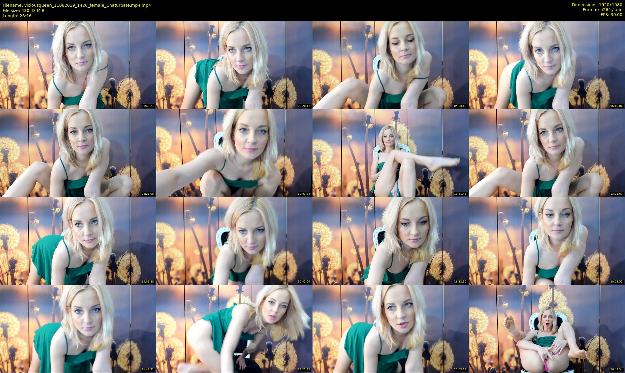 viciousqueen — 29 minute Chaturbate female cam show recording, 1080p, Aug 11, 2019
