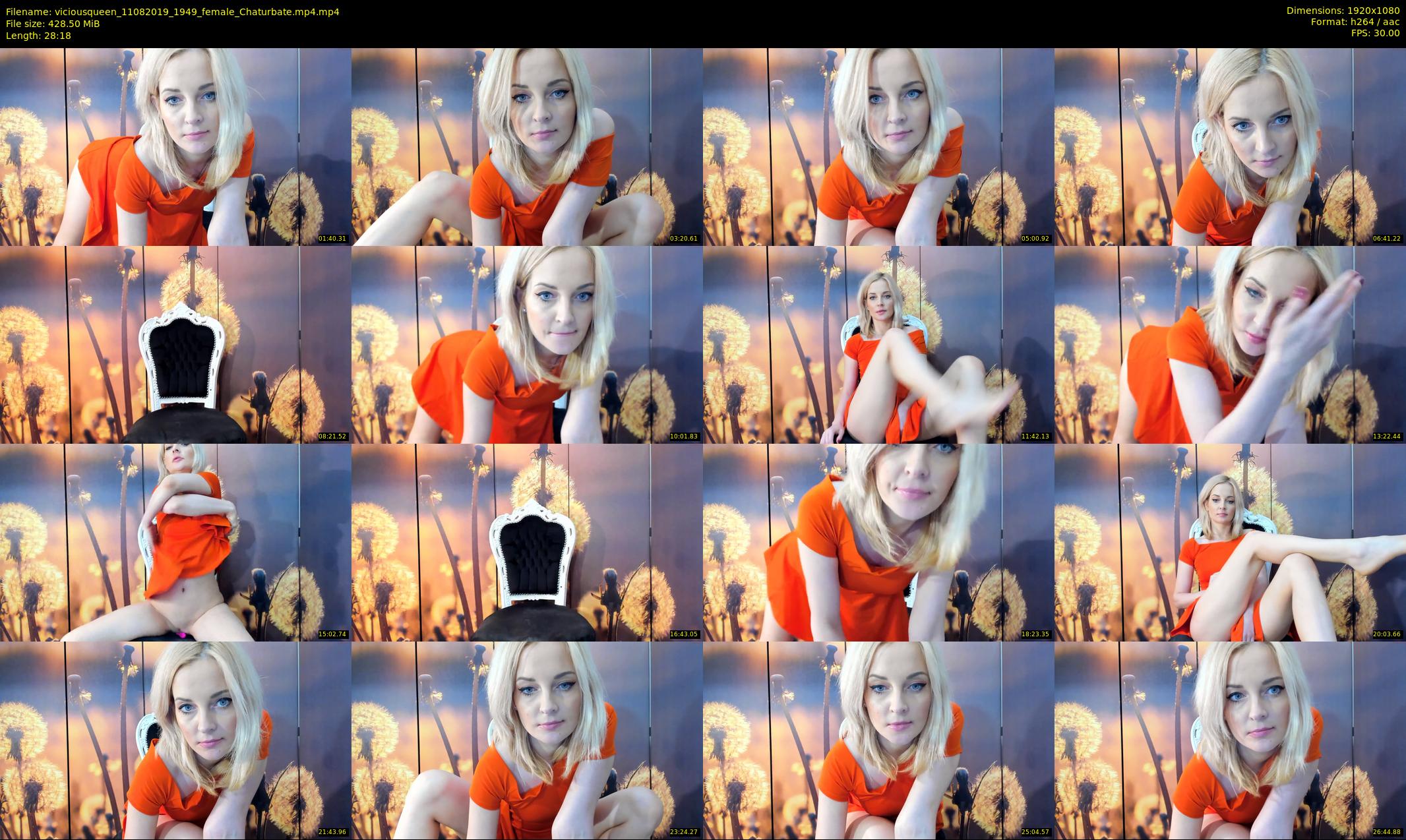 viciousqueen — 29 minute Chaturbate female cam show recording, 1080p, Aug 11, 2019
