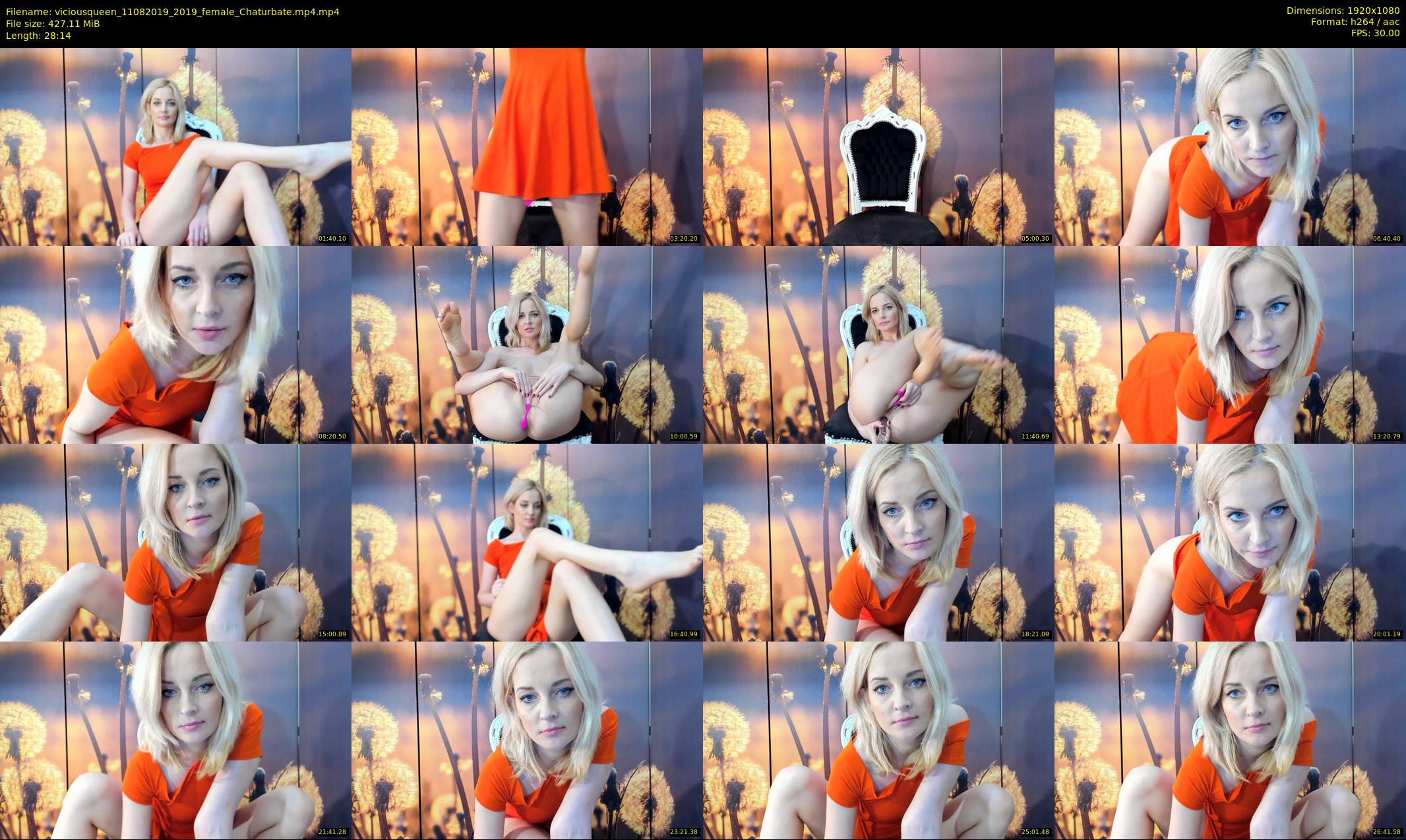 viciousqueen — 29 minute Chaturbate female cam show recording, 1080p, Aug 11, 2019