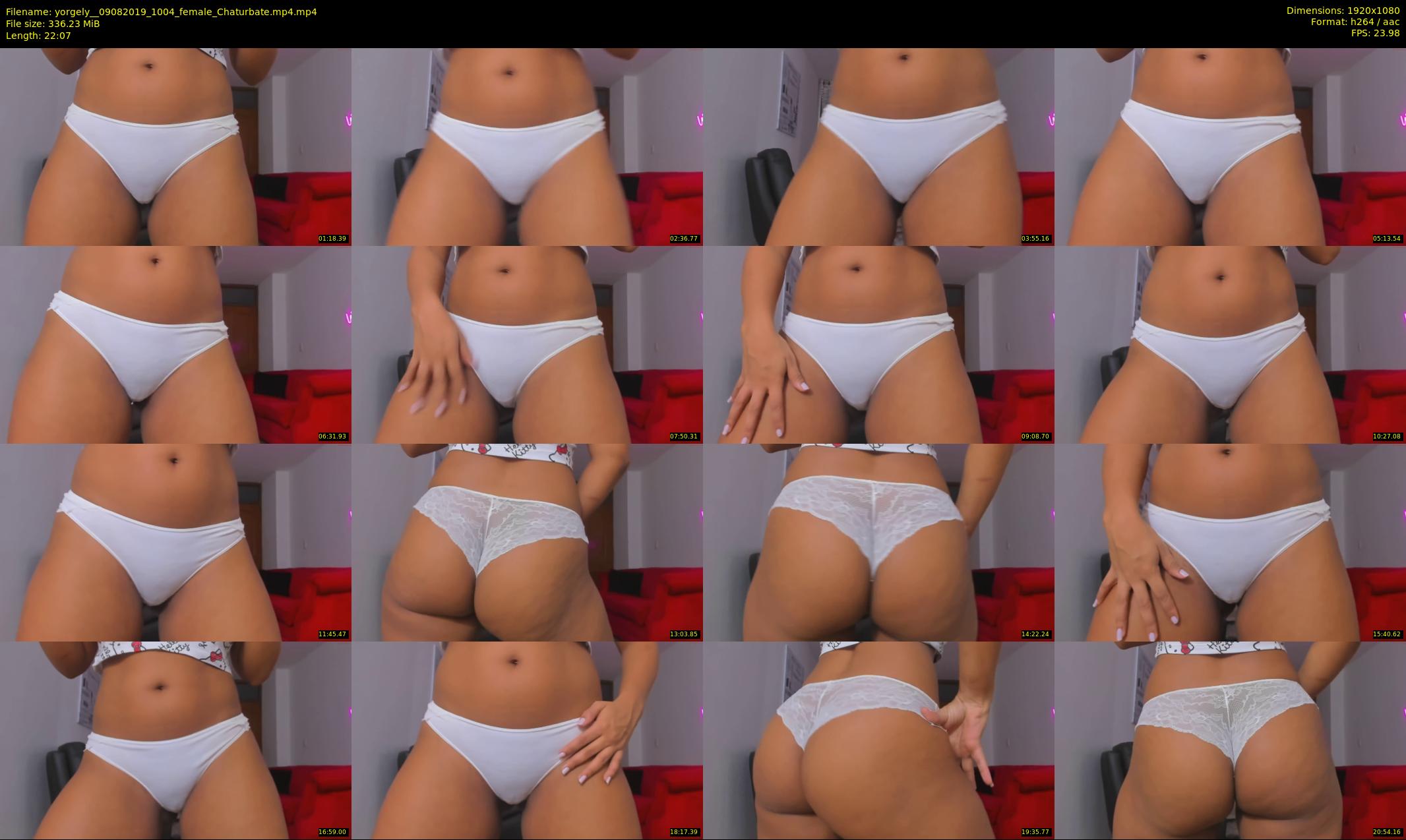yorgely_ — 23 minute Chaturbate female cam show recording, 1080p, Aug 9, 2019