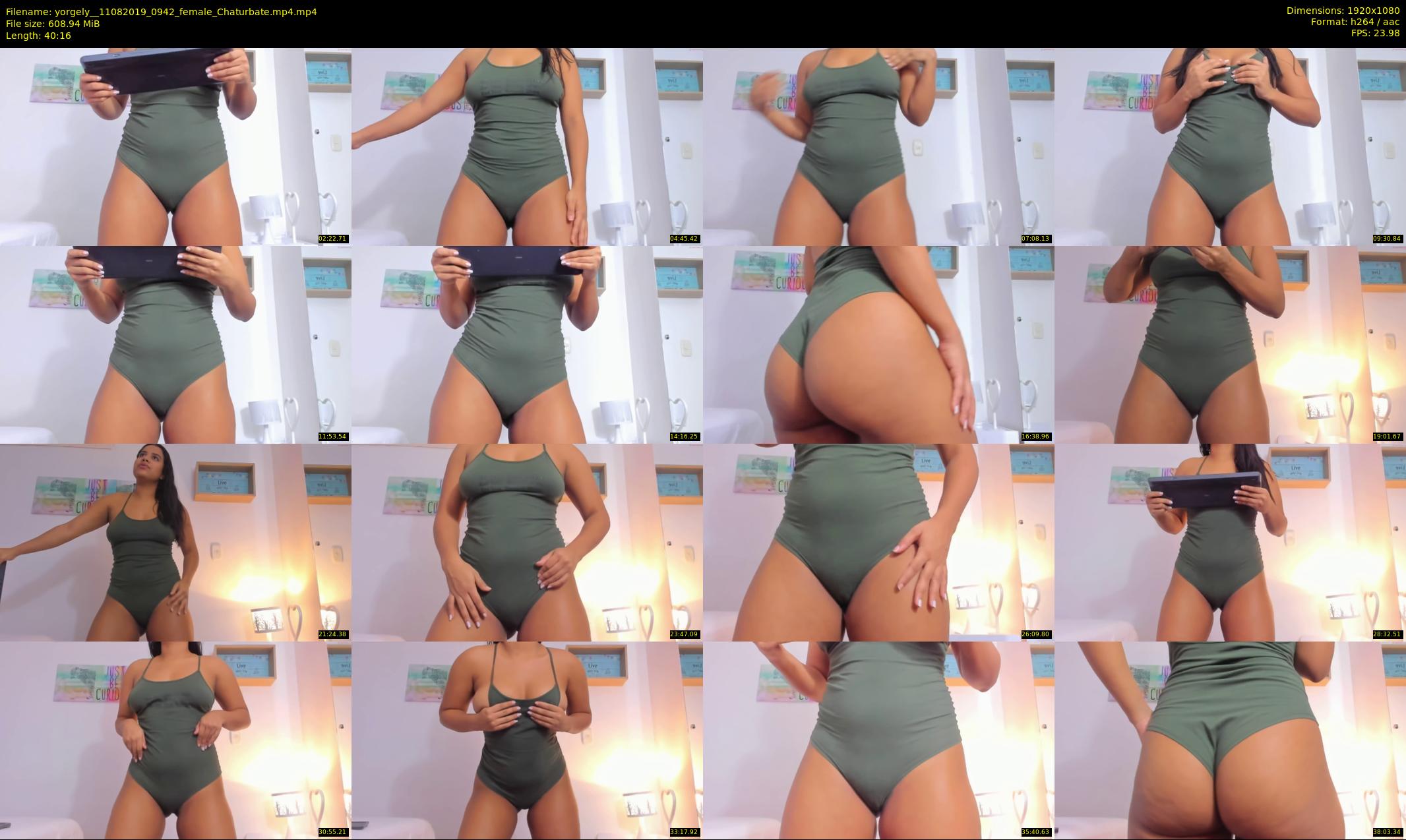 yorgely_ — 41 minute Chaturbate female cam show recording, 1080p, Aug 11, 2019