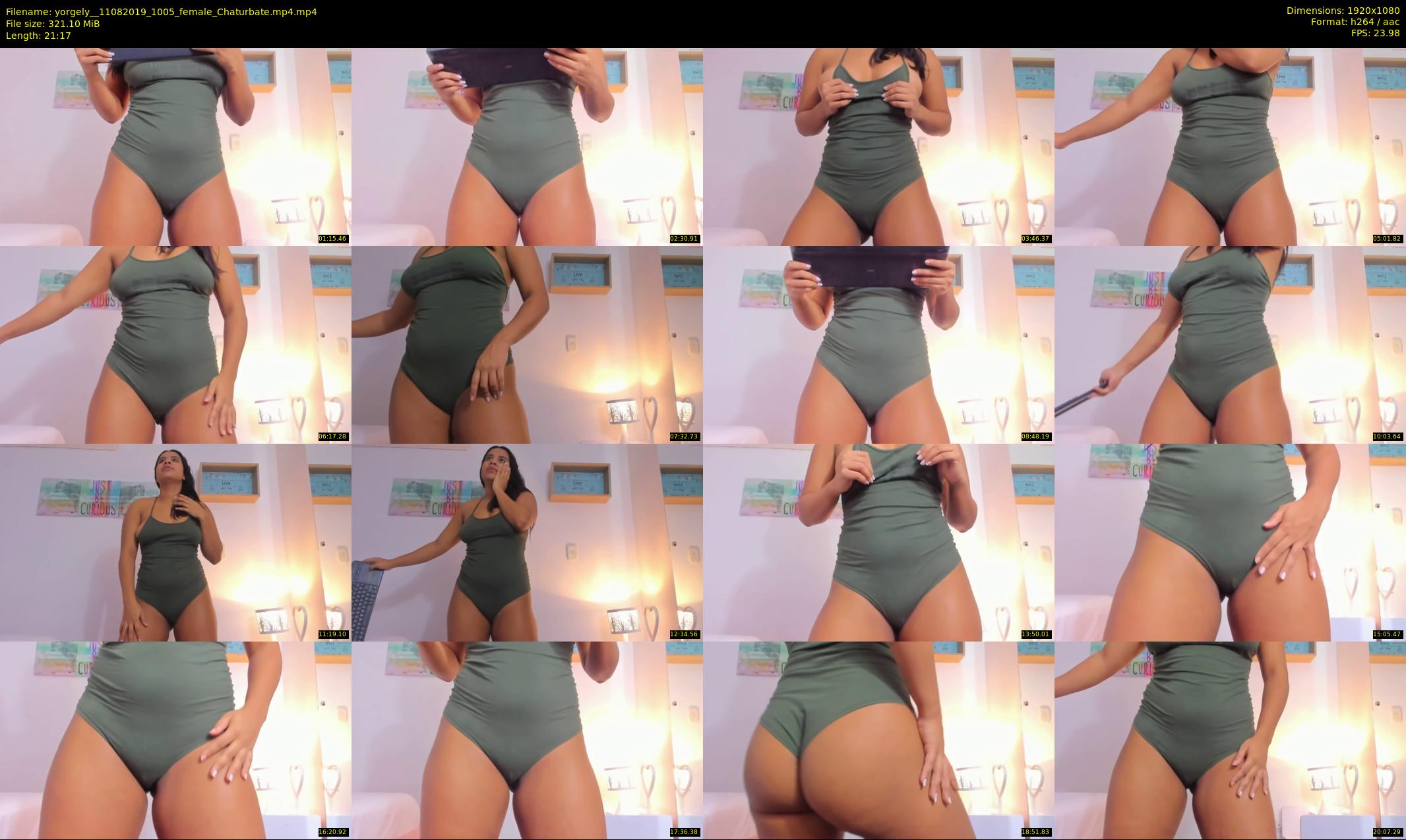yorgely_ — 22 minute Chaturbate female cam show recording, 1080p, Aug 11, 2019