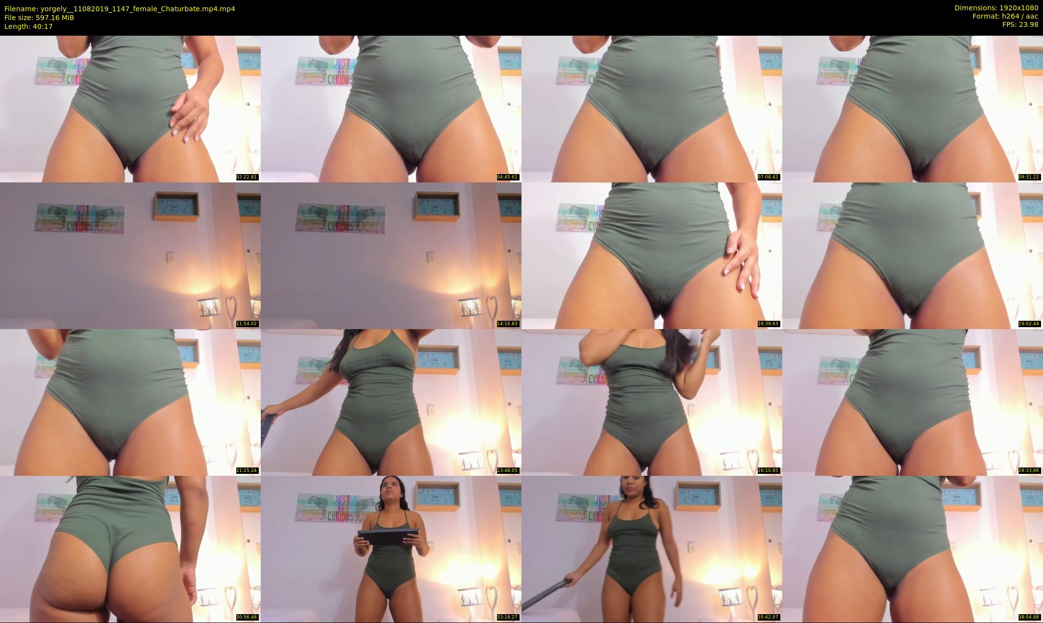 yorgely_ — 41 minute Chaturbate female cam show recording, 1080p, Aug 11, 2019