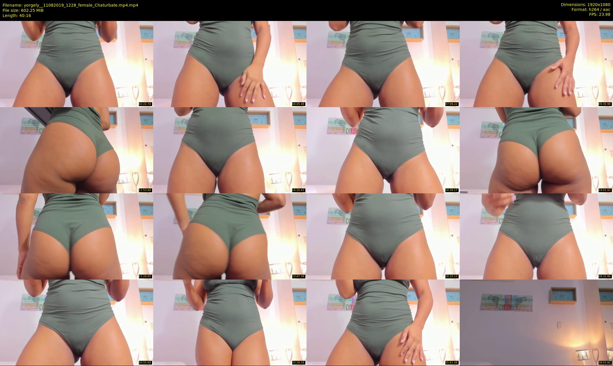 yorgely_ — 41 minute Chaturbate female cam show recording, 1080p, Aug 11, 2019
