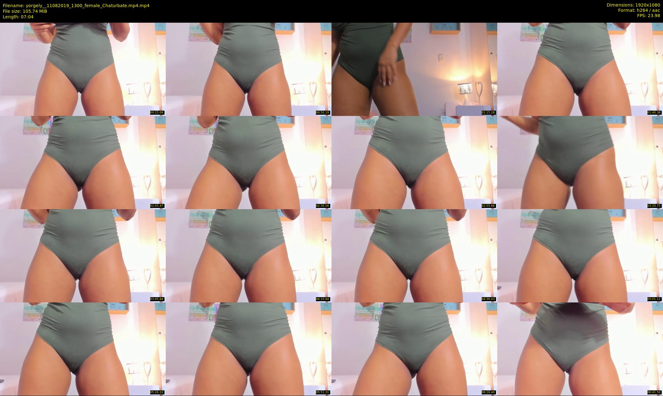 yorgely_ — 8 minute Chaturbate female cam show recording, 1080p, Aug 11, 2019