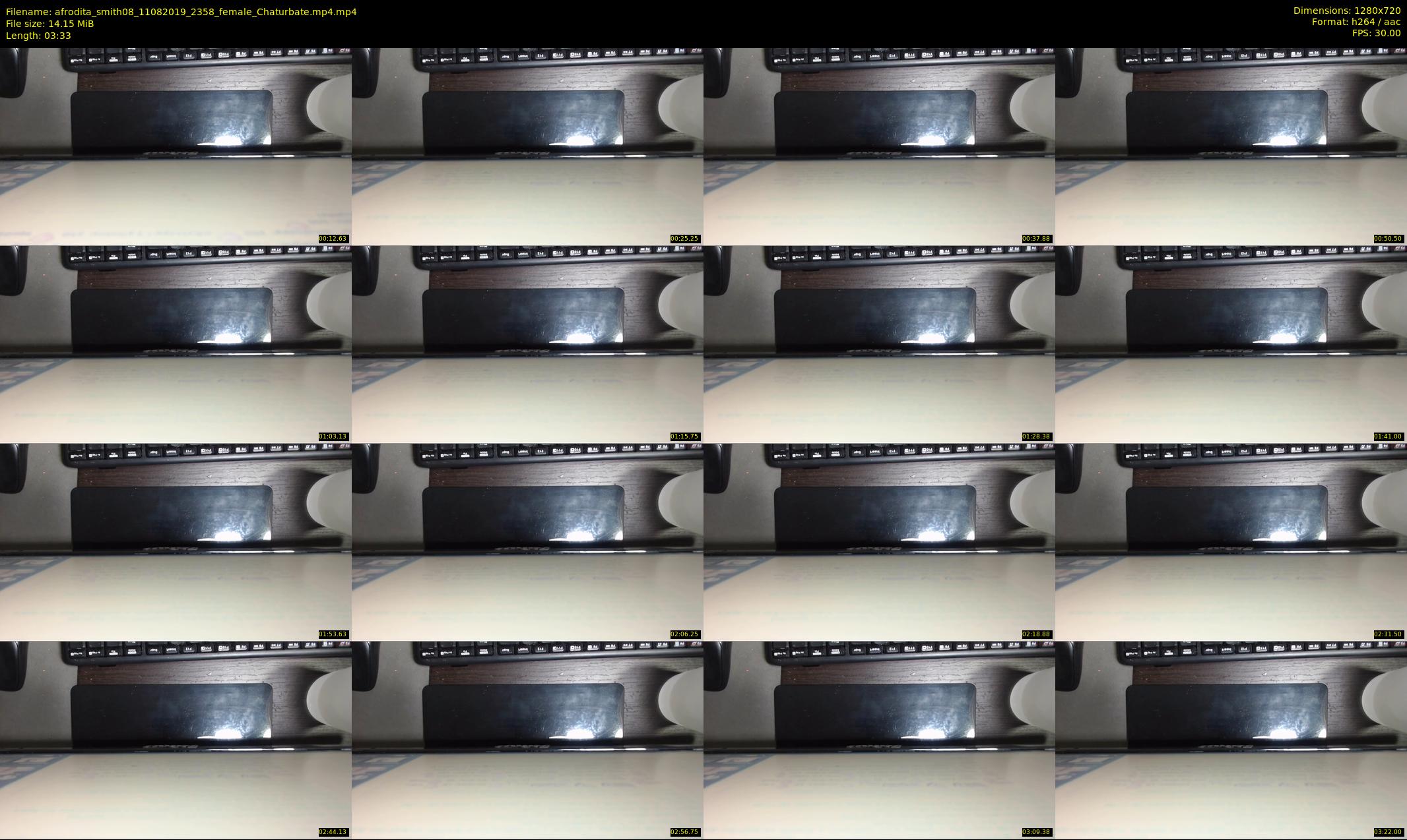 afrodita_smith08 — 4 minute Chaturbate female cam show recording, 720p, Aug 11, 2019
